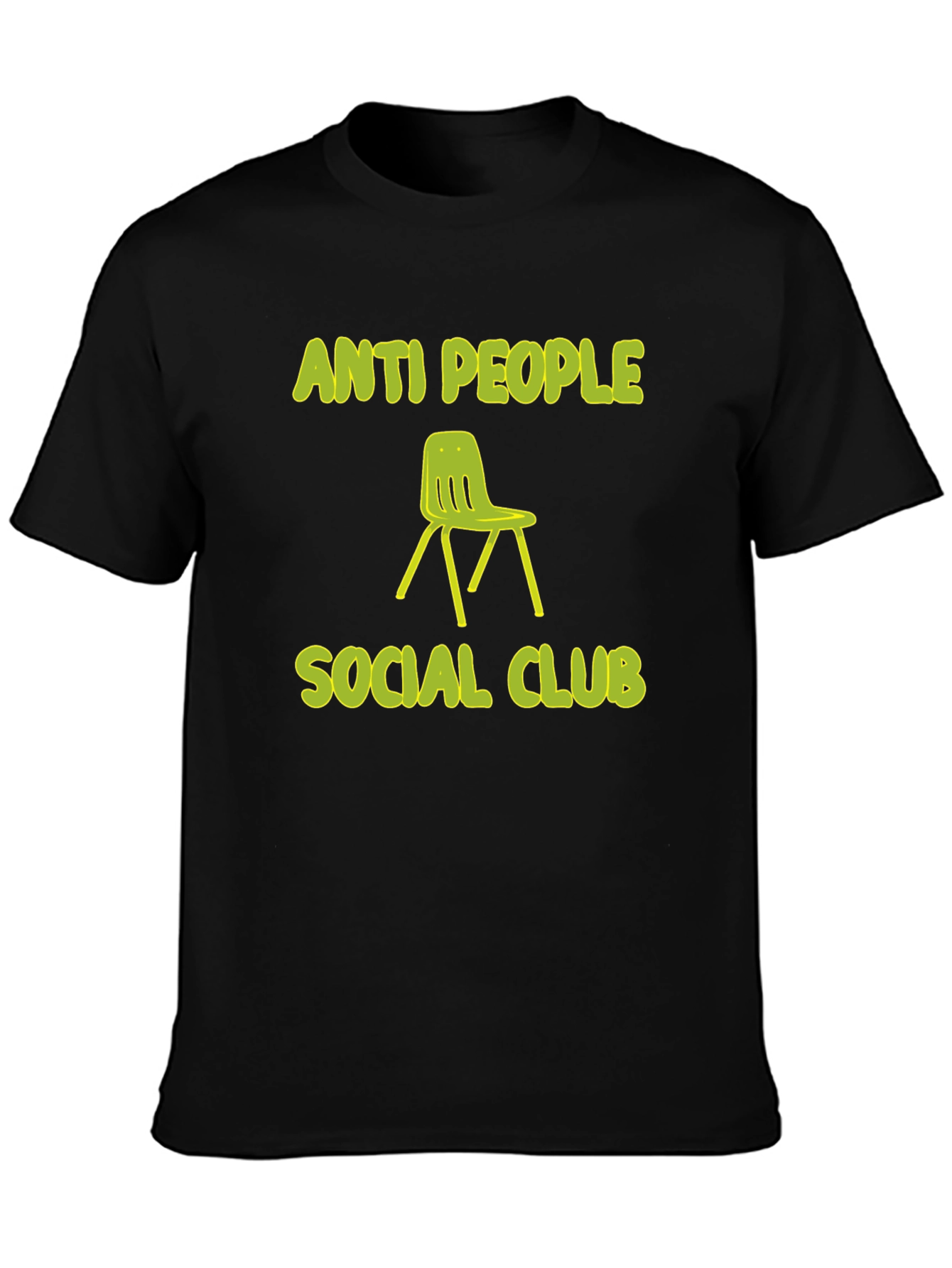 Anti People Social Club Graphic Tee - Novelty T-Shirt