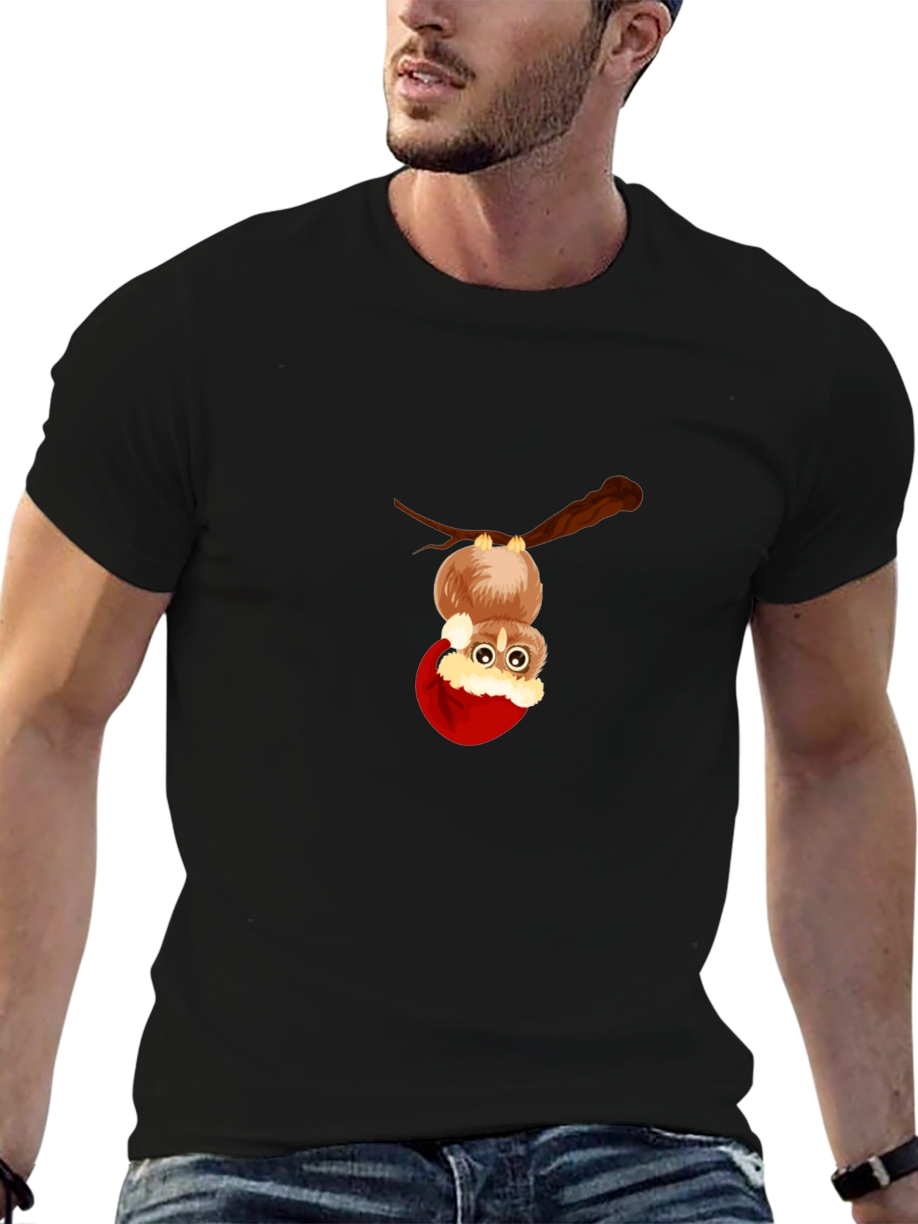 Cute Christmas Owl T-Shirt