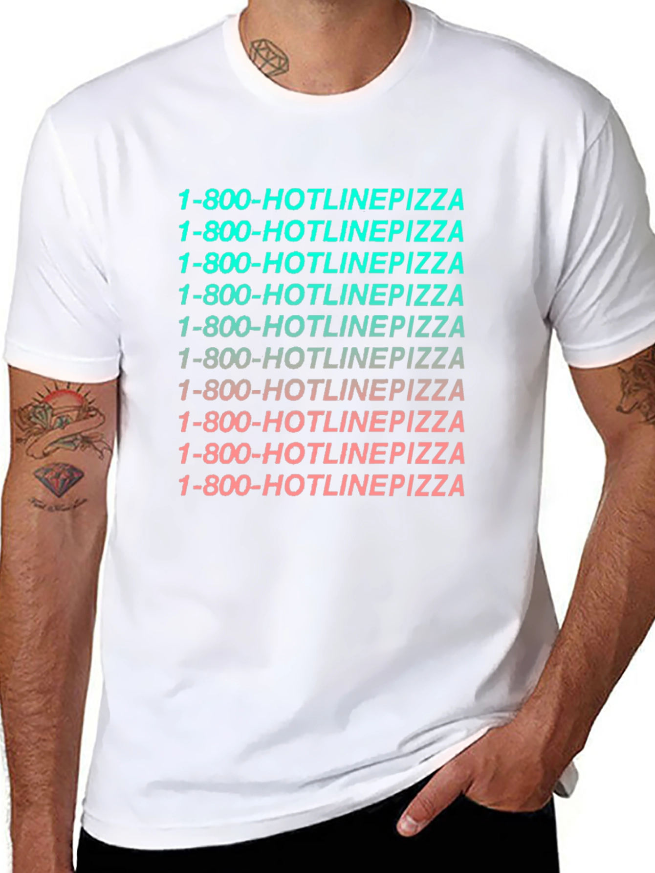 Hotline Pizza Graphic Tee