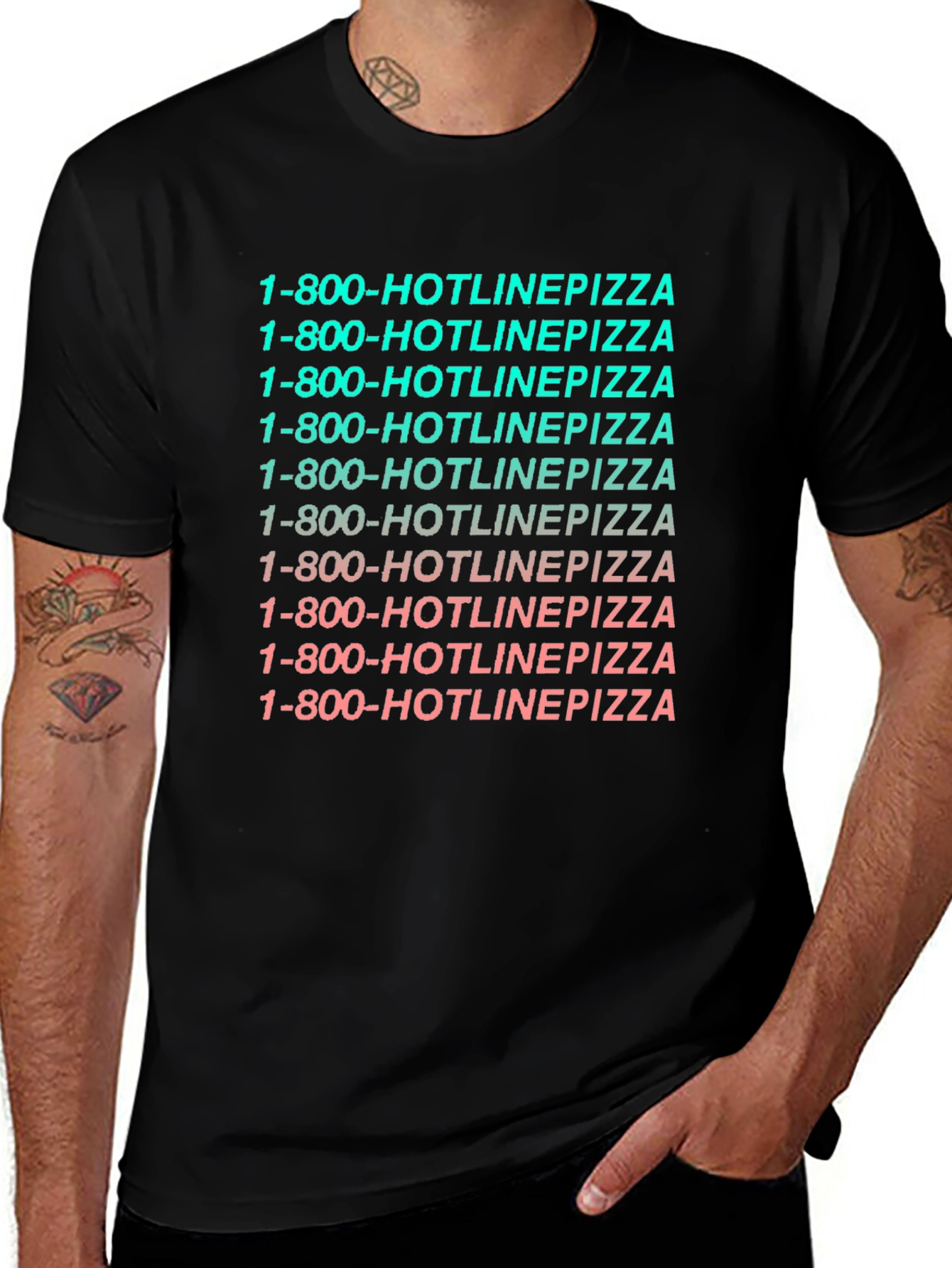 Hotline Pizza Graphic Tee