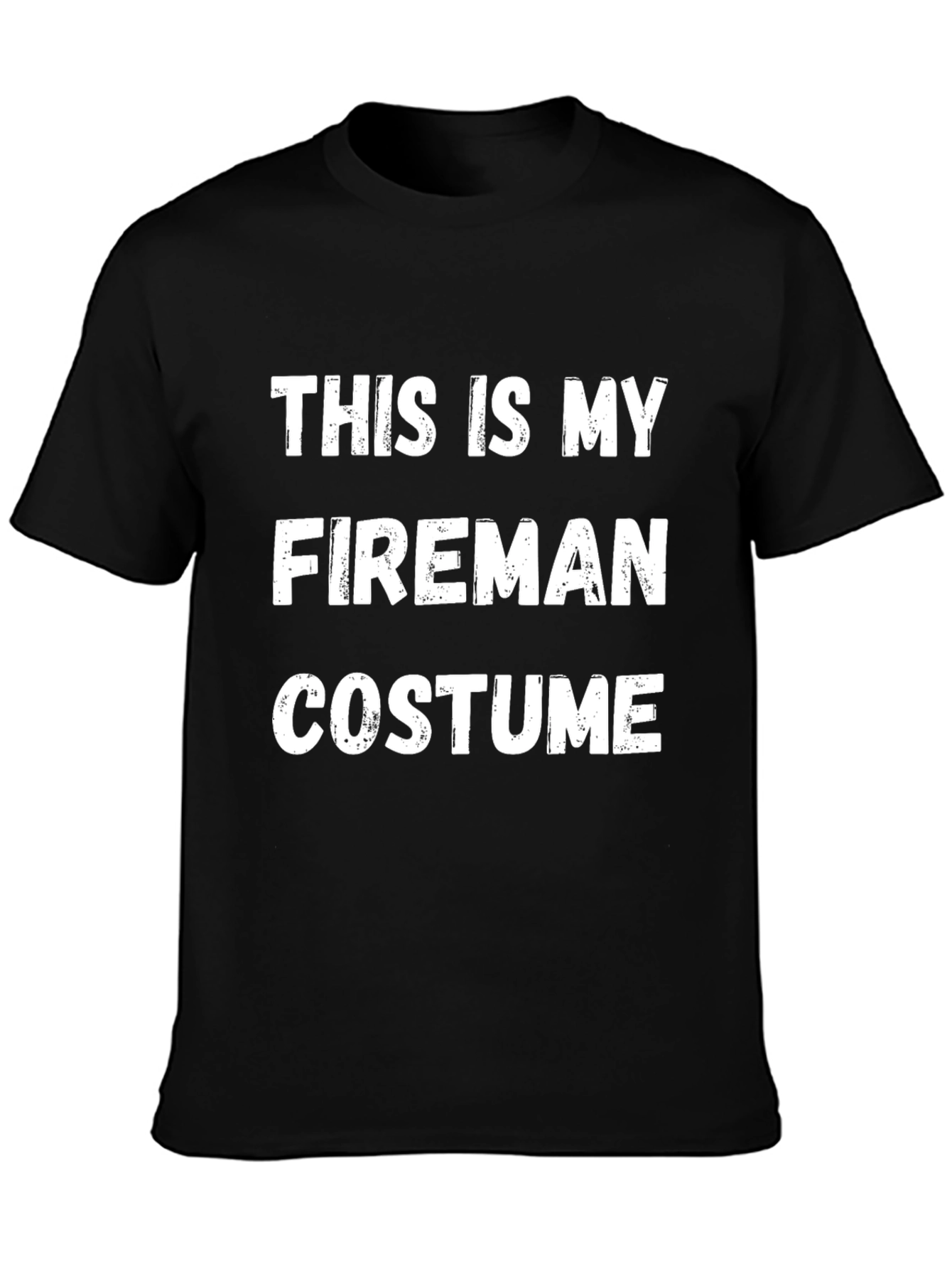 Funny Fireman Costume T-Shirt - Halloween Party Tee