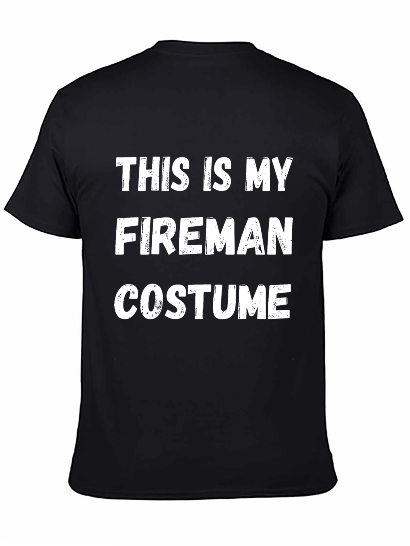 Funny Fireman Costume T-Shirt - Halloween Party Tee