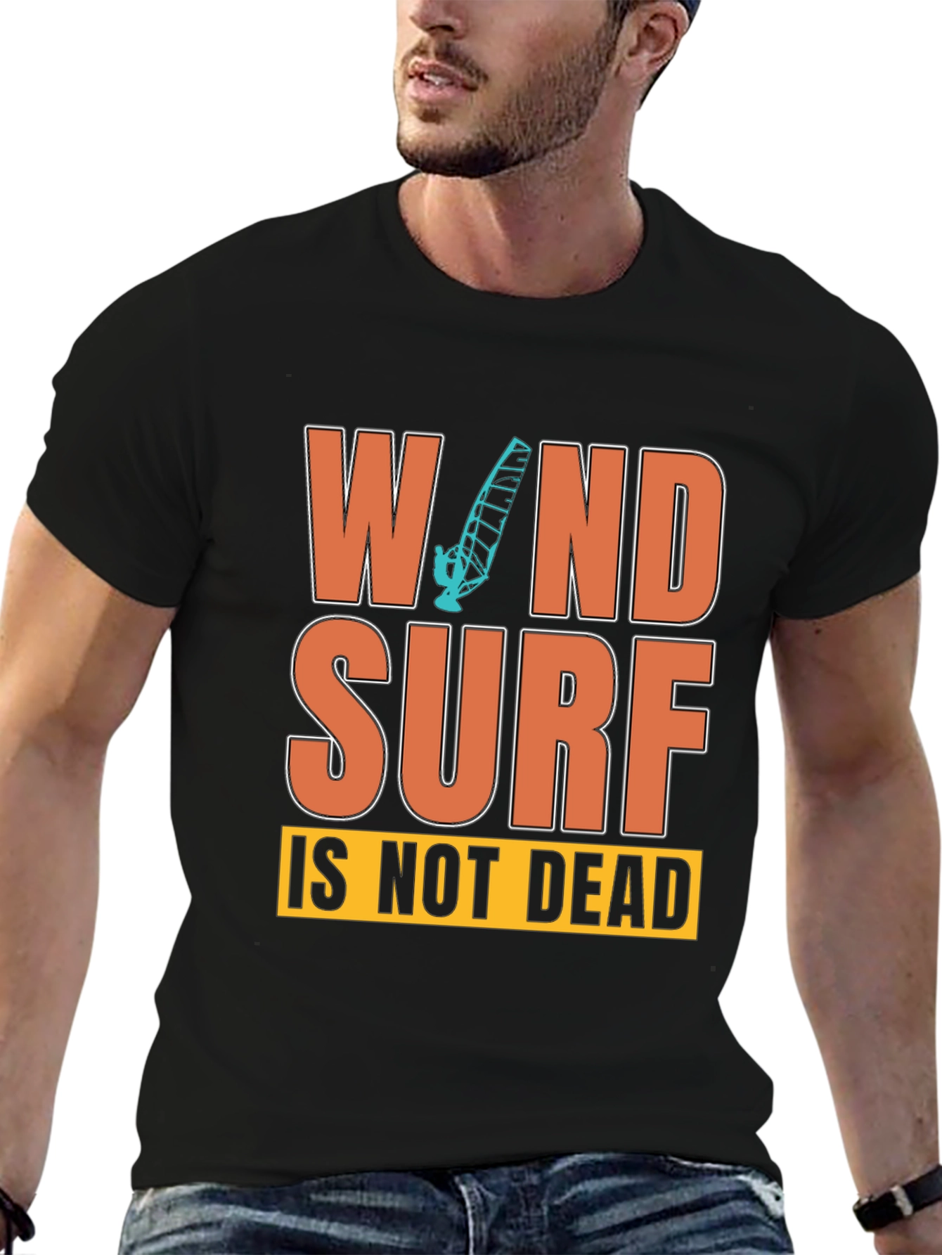 Windsurf Is Not Dead Graphic Tee