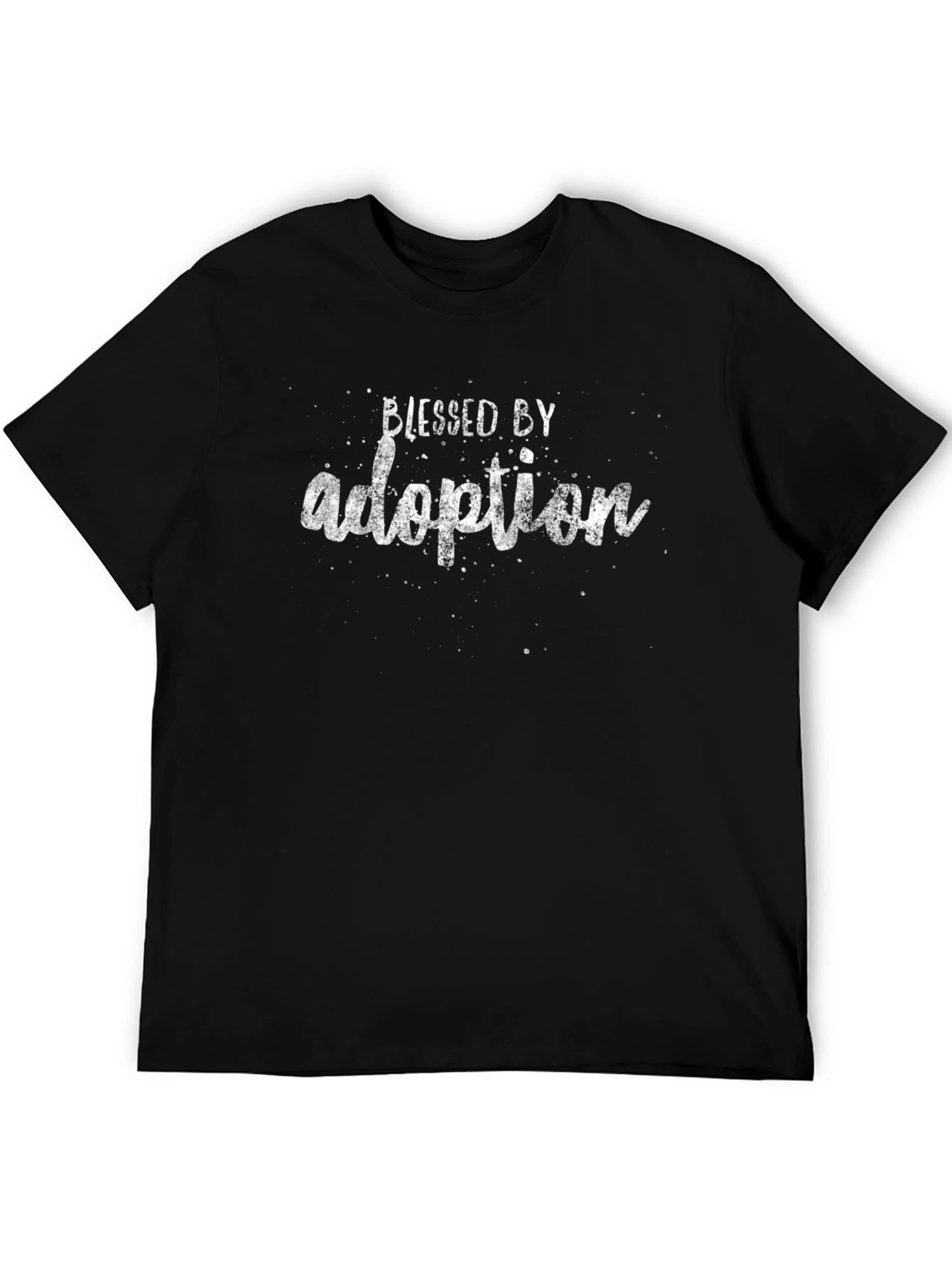 Blessed By Adoption T-Shirt - Black