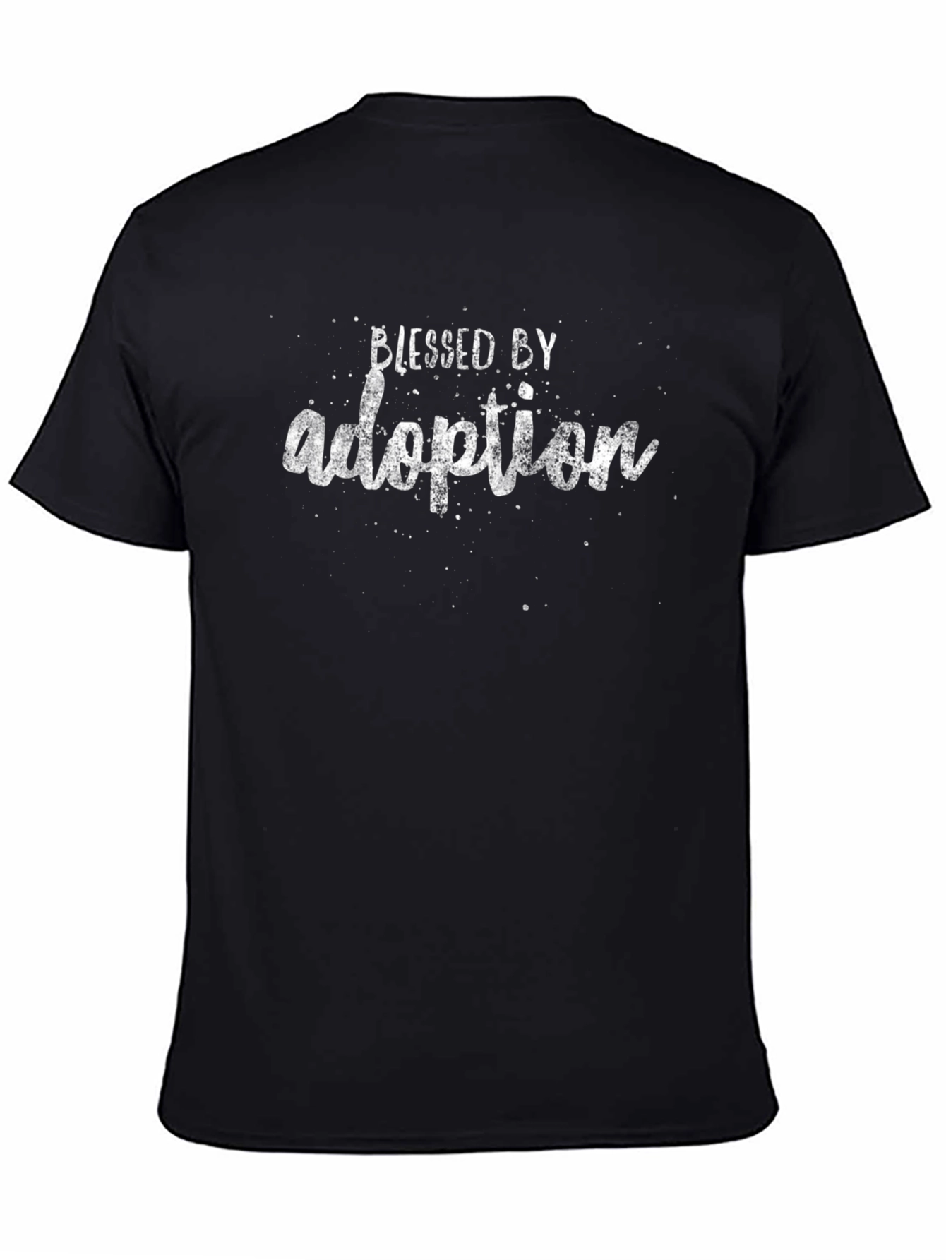 Blessed By Adoption T-Shirt - Black