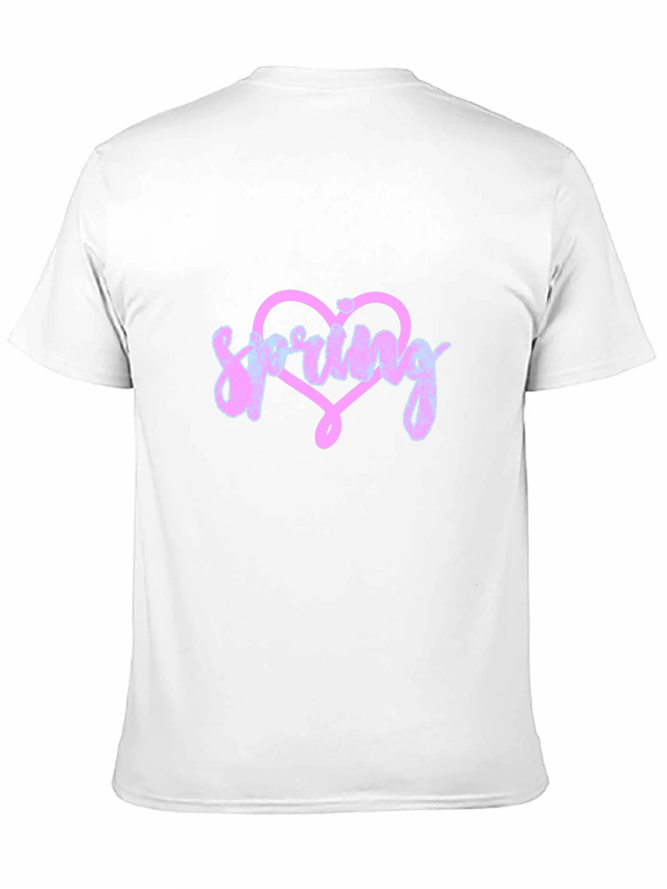 Spring Heart Graphic Tee - Black
