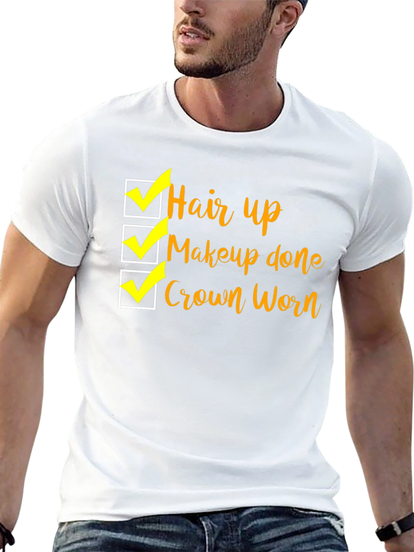 Hair Up Makeup Done T-Shirt