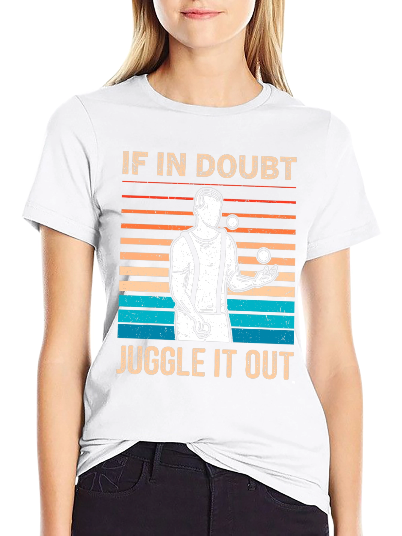 If In Doubt Juggle It Out Graphic Tee