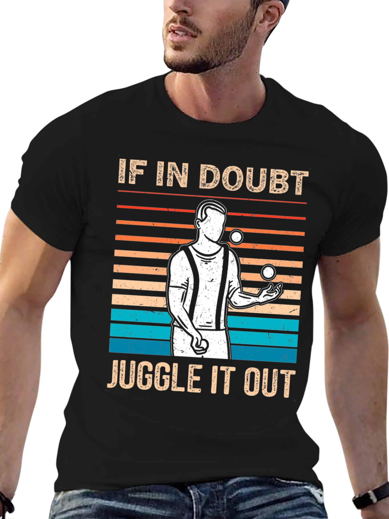 If In Doubt Juggle It Out Graphic Tee
