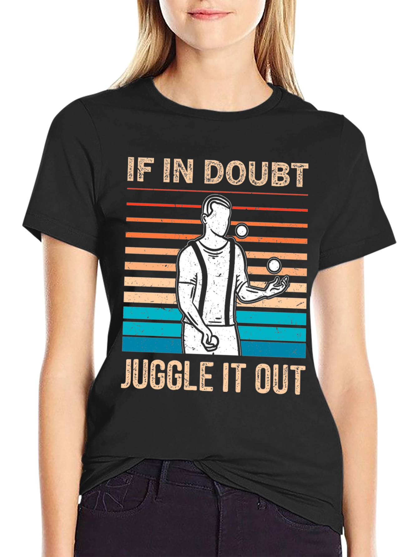 If In Doubt Juggle It Out Graphic Tee