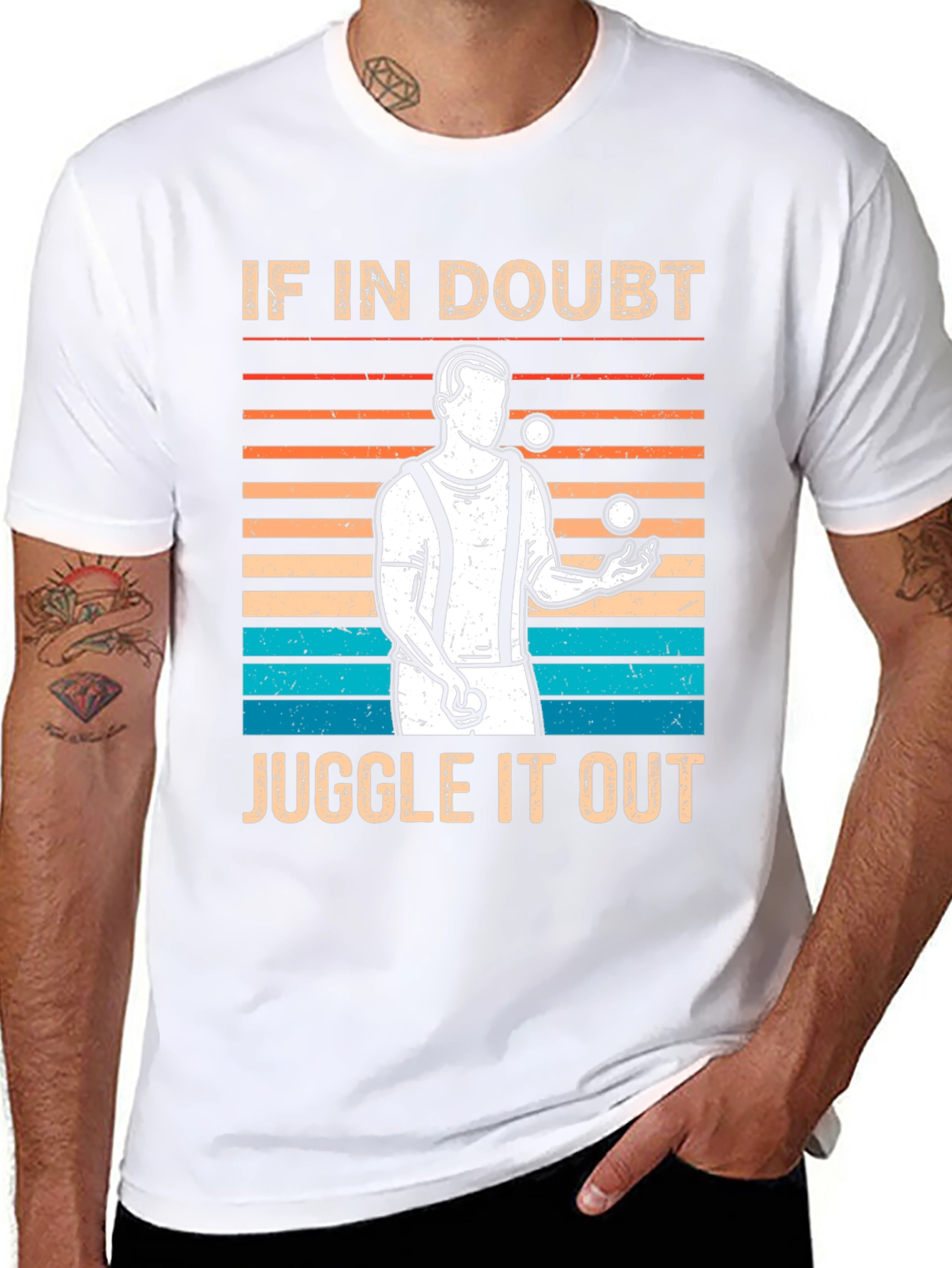 If In Doubt Juggle It Out Graphic Tee