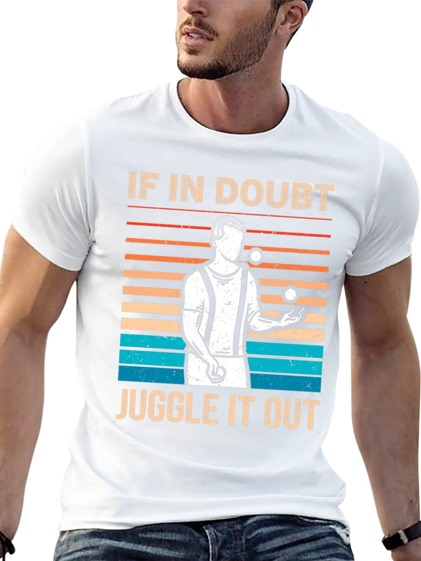 If In Doubt Juggle It Out Graphic Tee