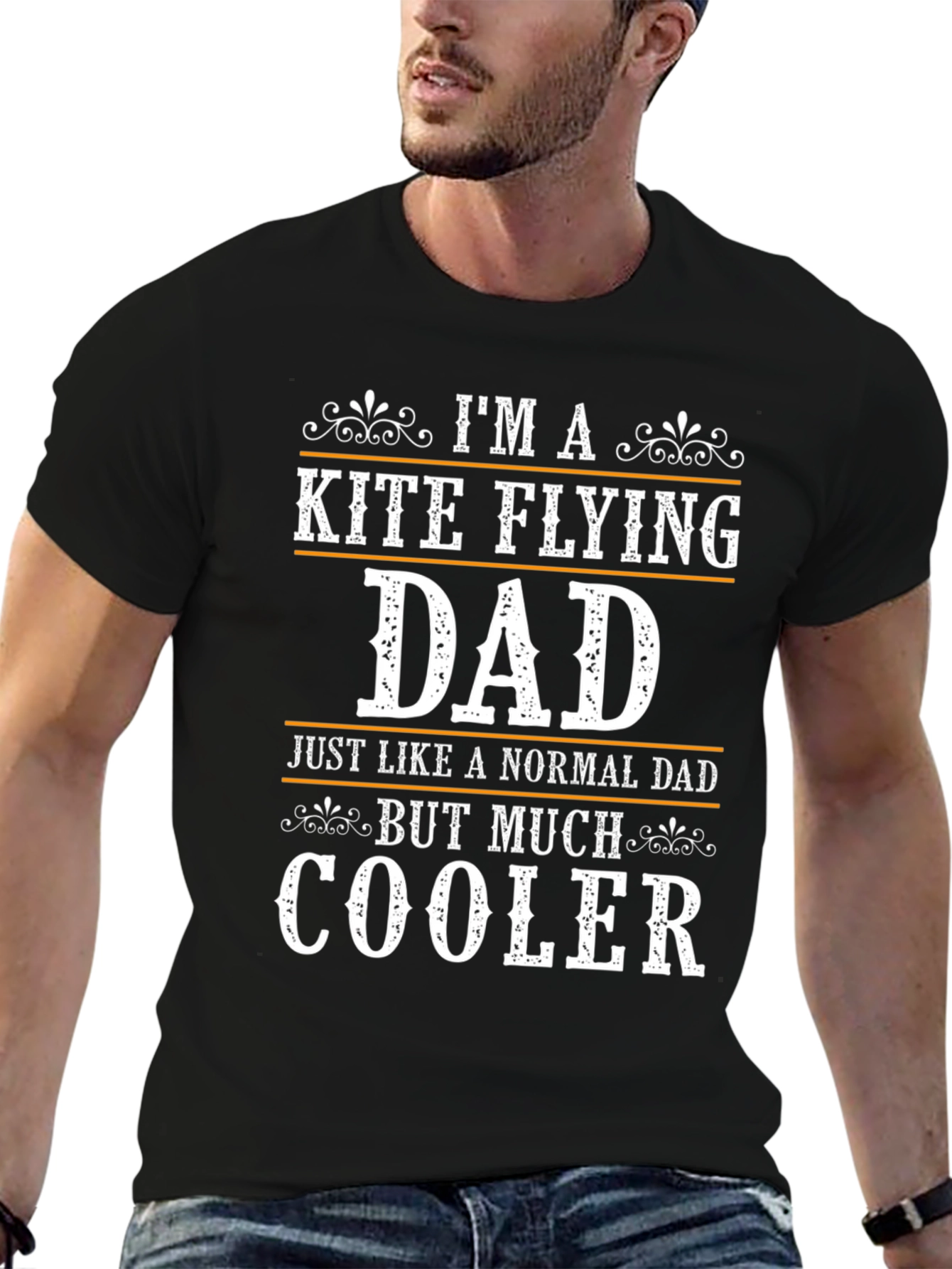 Kite Flying Dad T-Shirt - Cool Fathers Day Gift