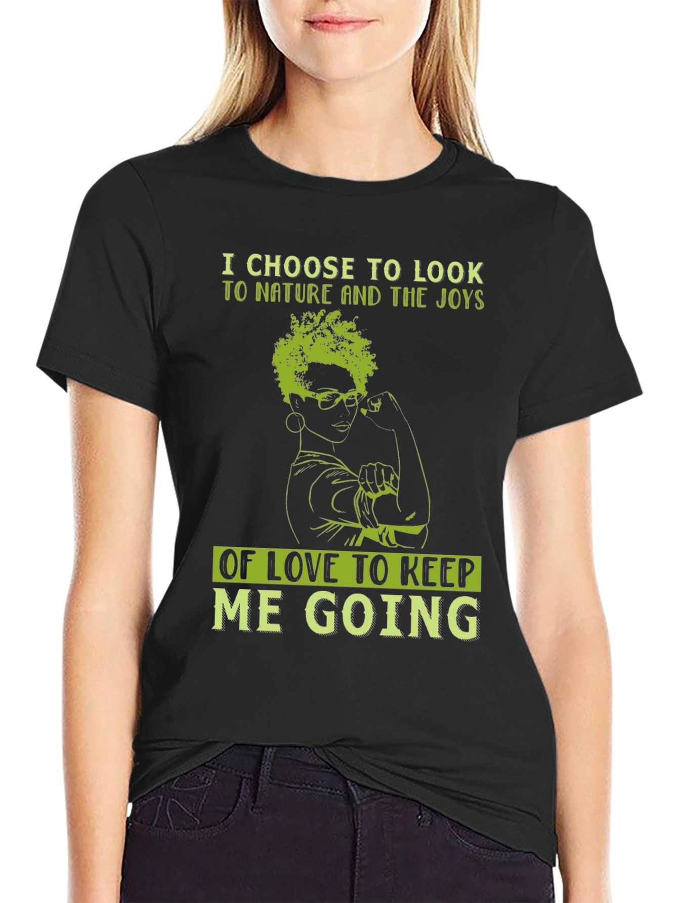Nature & Love T-Shirt - Inspirational Graphic Tee
