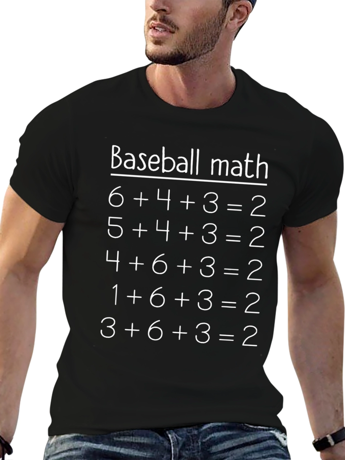 Baseball Math T-Shirt - Funny Sports Tee