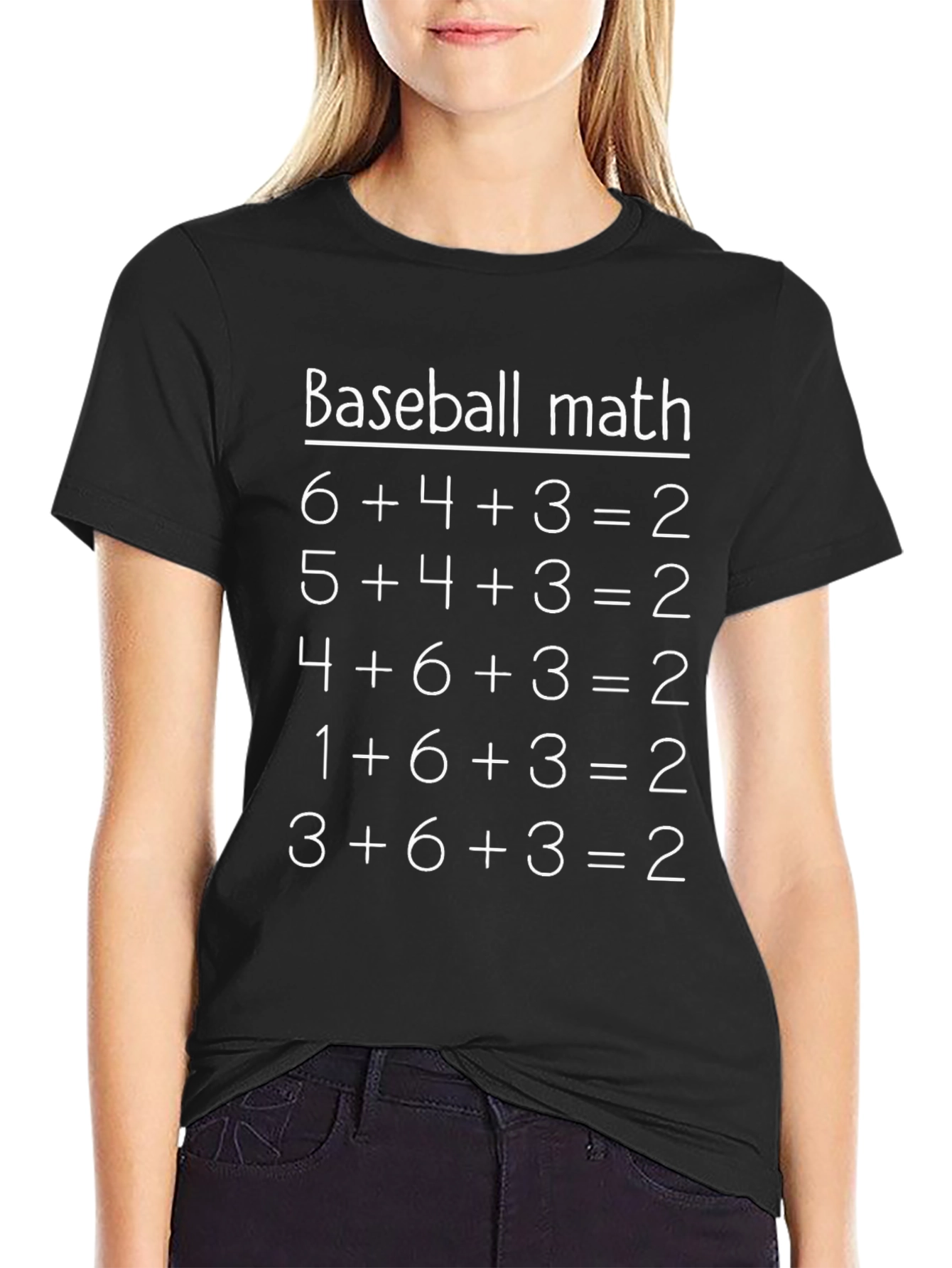 Baseball Math T-Shirt - Funny Sports Tee
