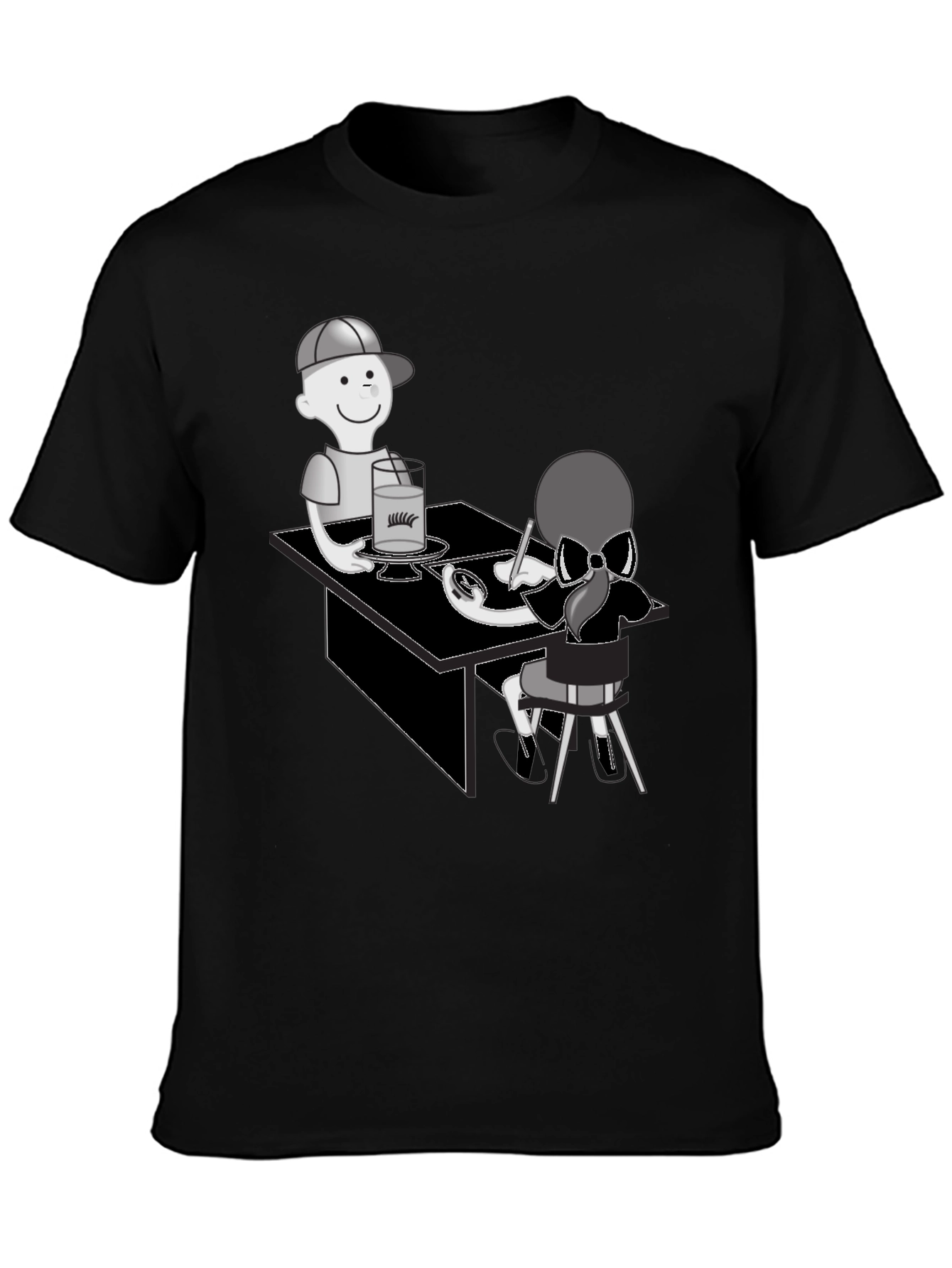 Cartoon Graphic T-Shirt - Artist Theme