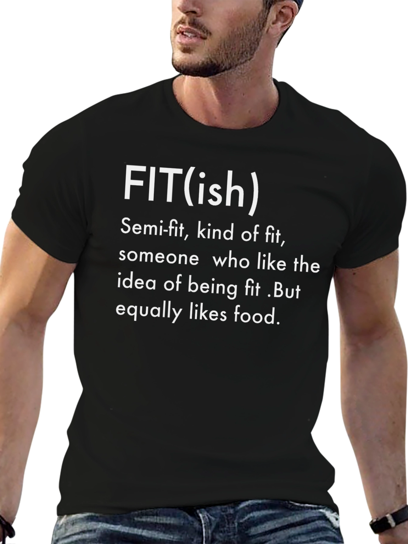 Fit(ish) Graphic T-Shirt - Semi-Fit Food Loving