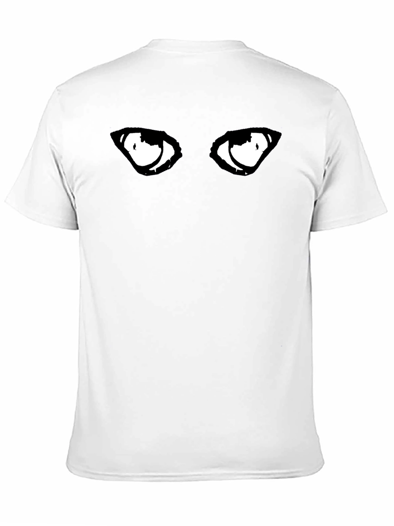 Eyes Graphic Black T-Shirt for Men