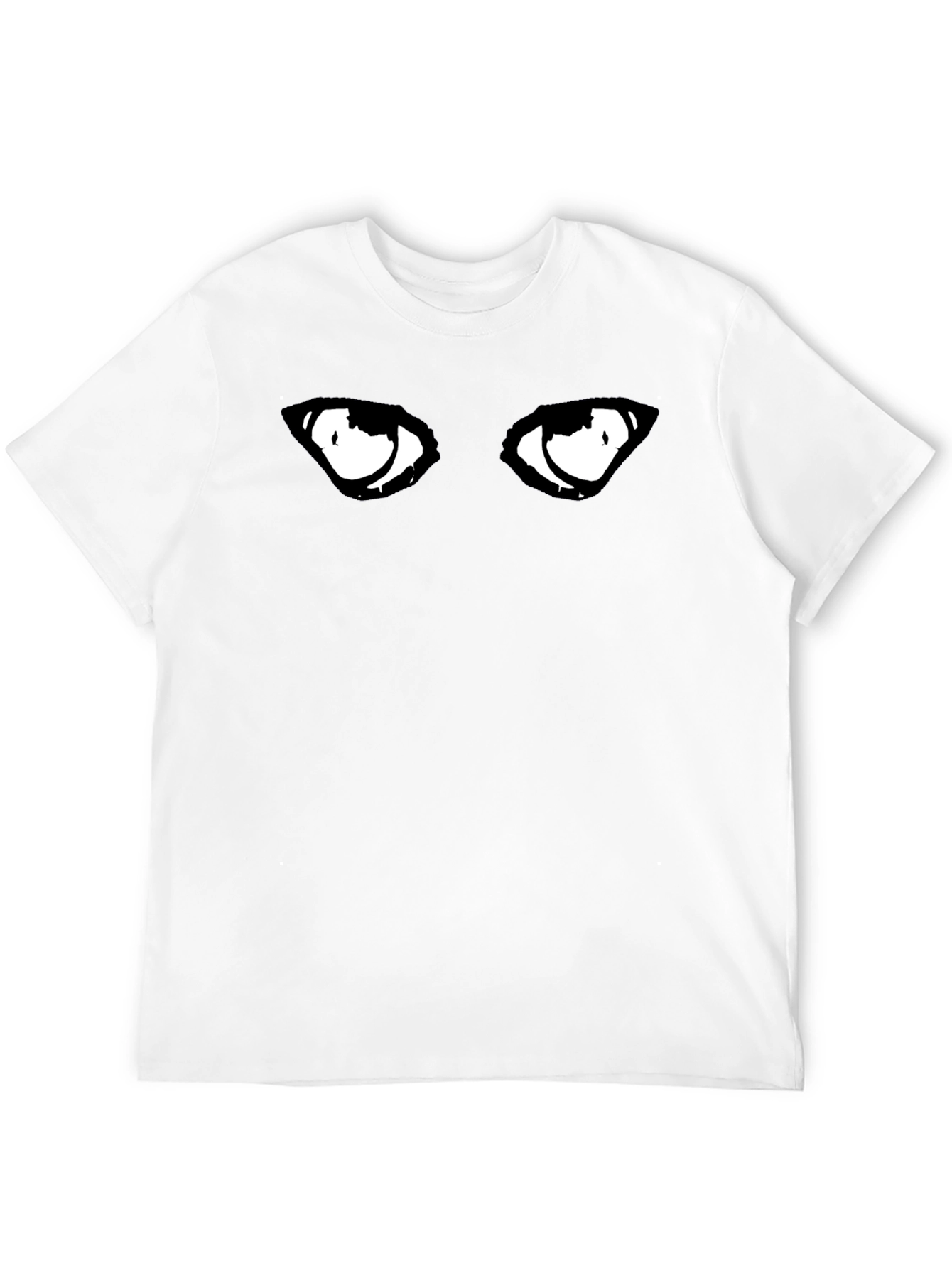 Eyes Graphic Black T-Shirt for Men