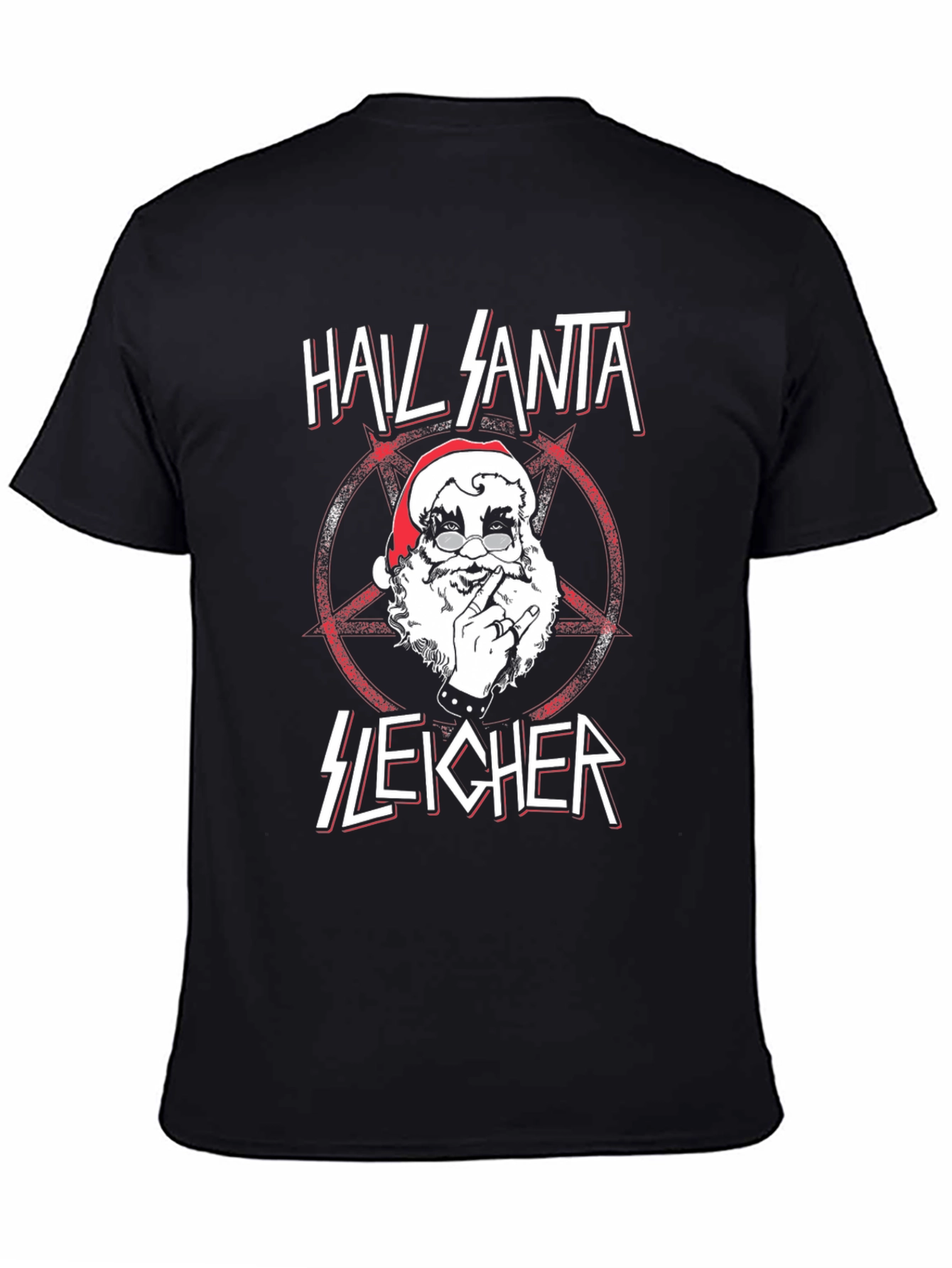 Hail Santa Sleigher Graphic T-Shirt