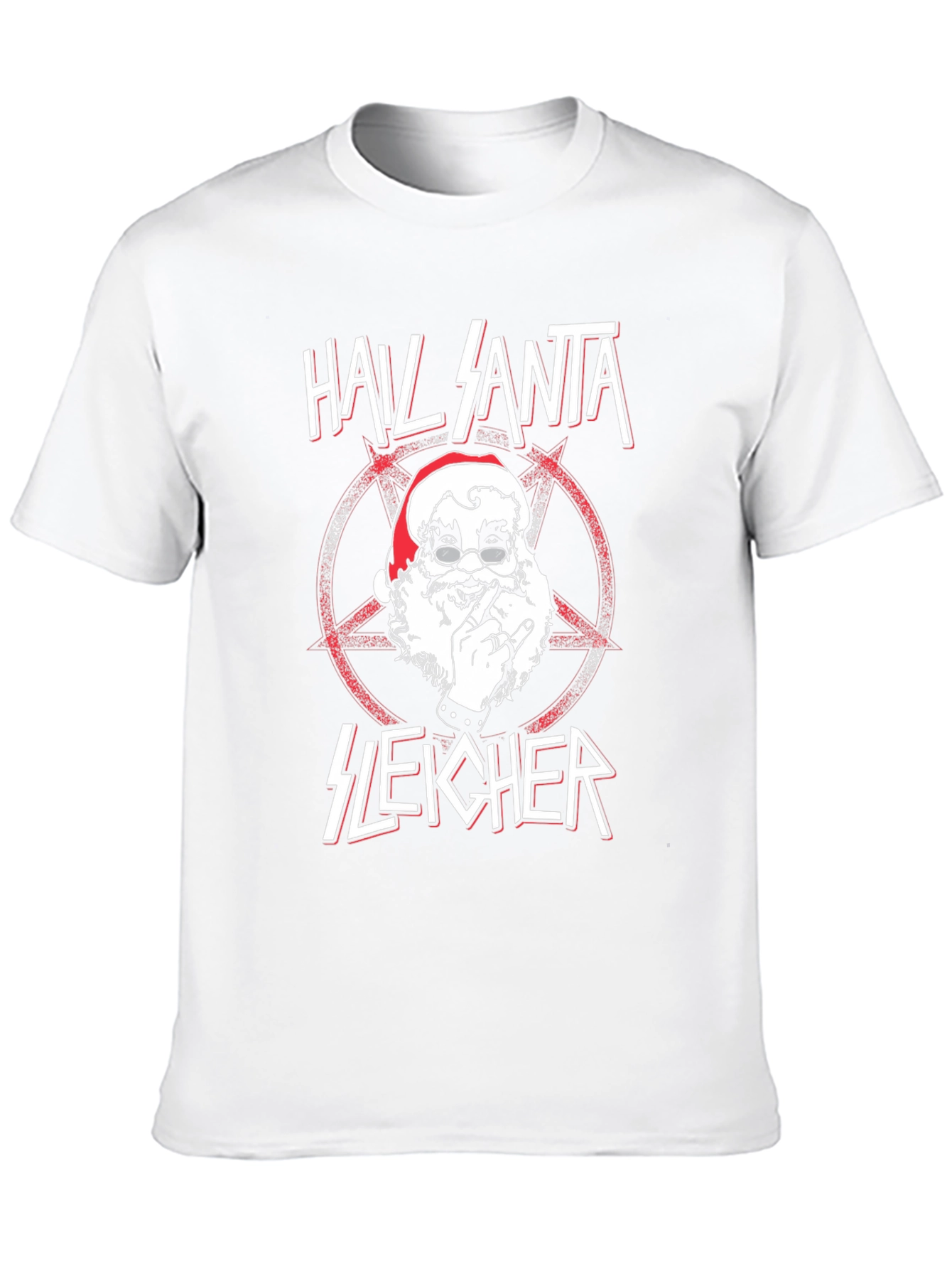 Hail Santa Sleigher Graphic T-Shirt