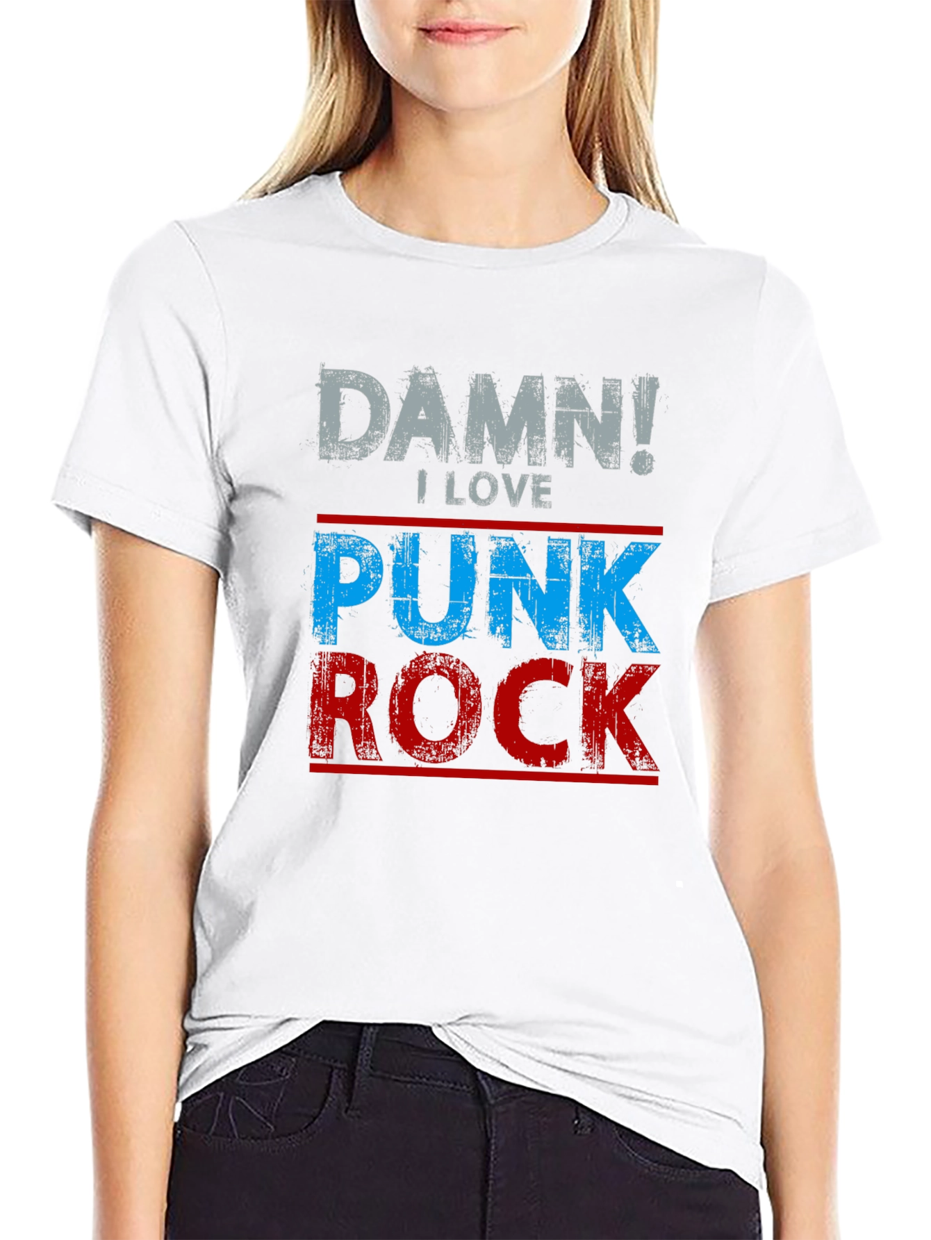 Damn! I Love Punk Rock Graphic Tee