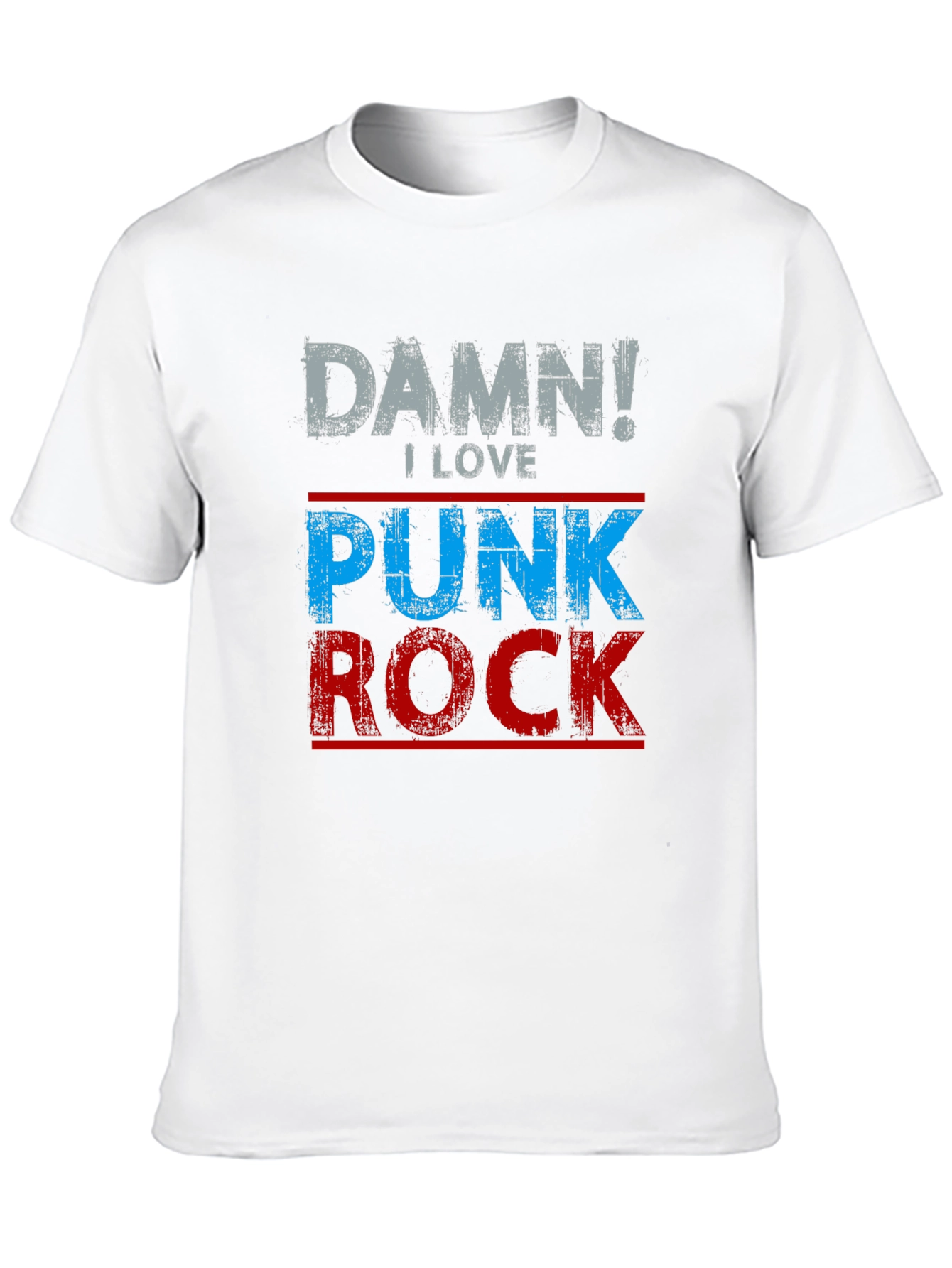 Damn! I Love Punk Rock Graphic Tee