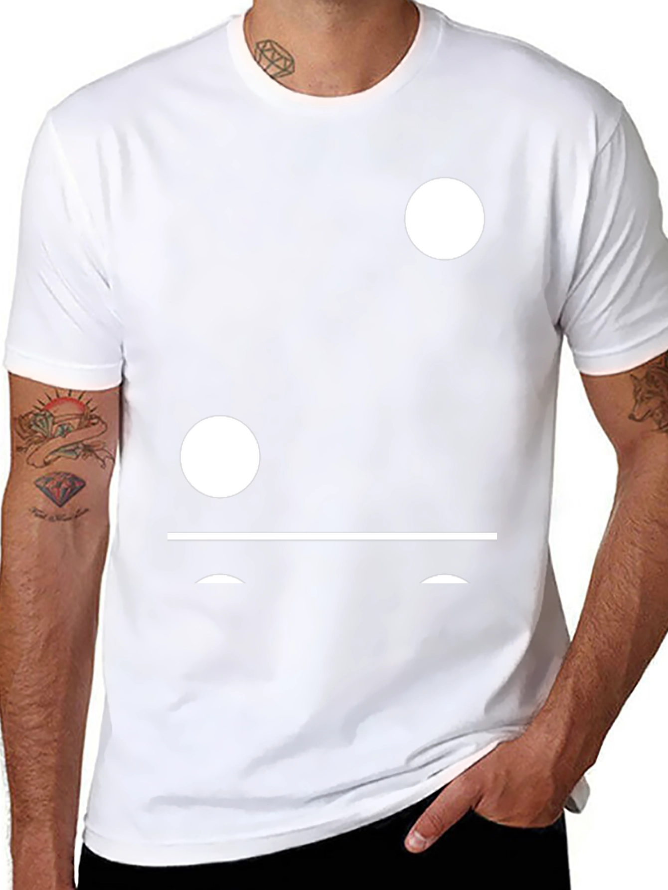 Domino One-Two T-Shirt - Classic Board Game Style