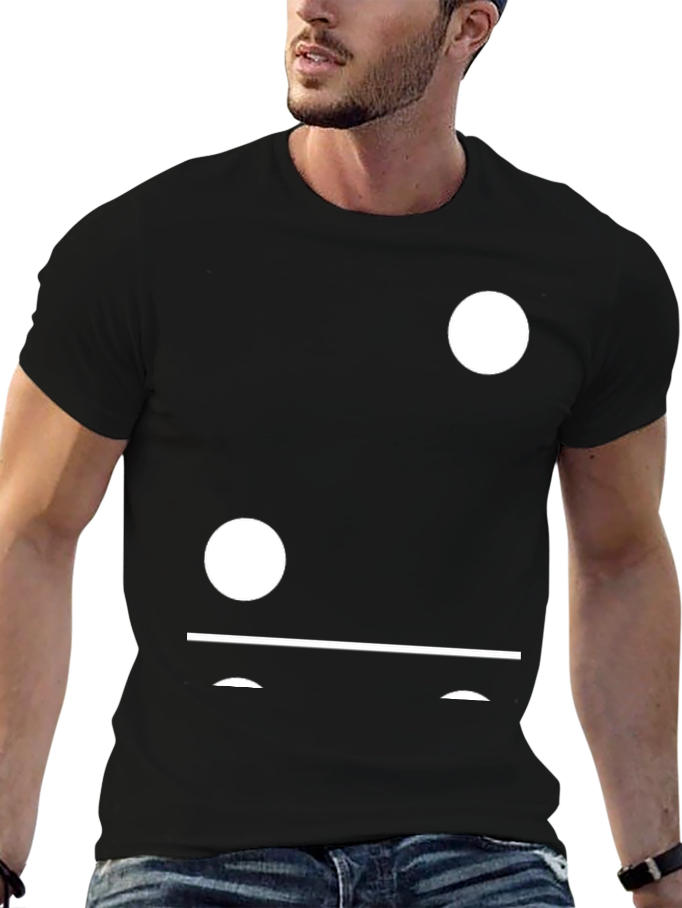 Domino One-Two T-Shirt - Classic Board Game Style