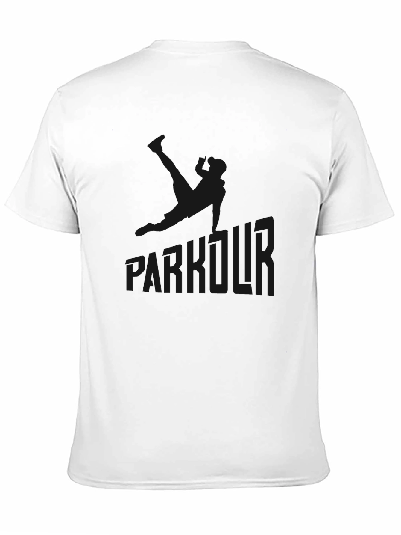 Parkour Graphic Black T-Shirt - Urban Style Tee