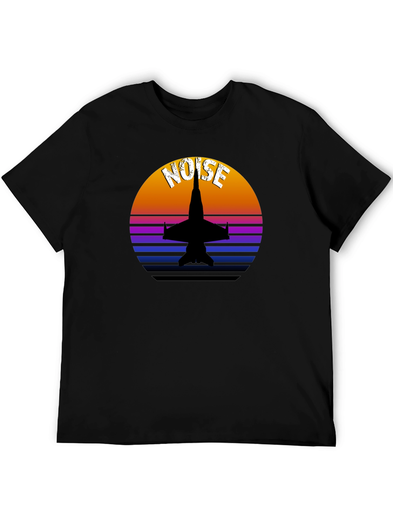 Retro Fighter Jet T-Shirt - Noise