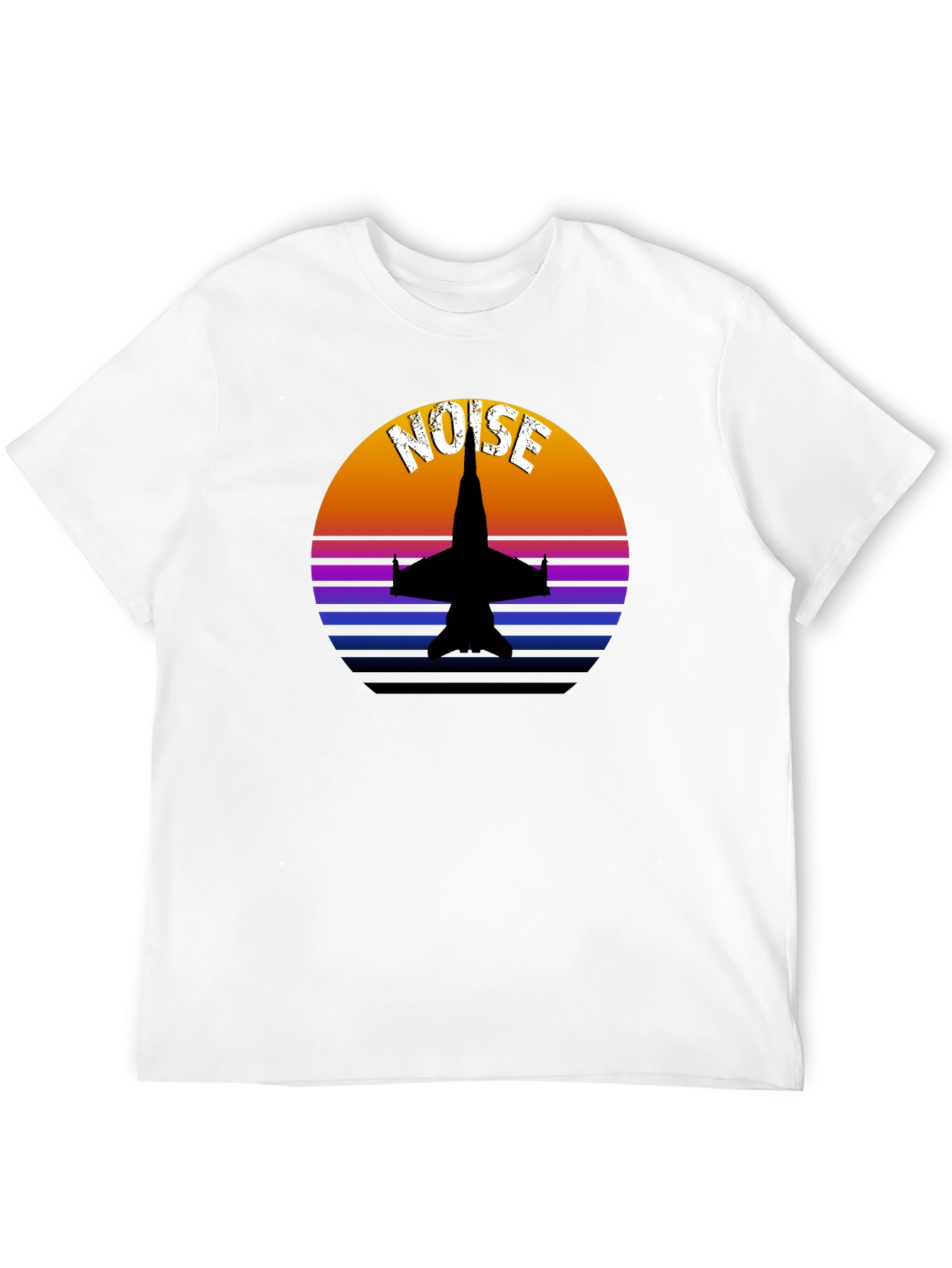 Retro Fighter Jet T-Shirt - Noise