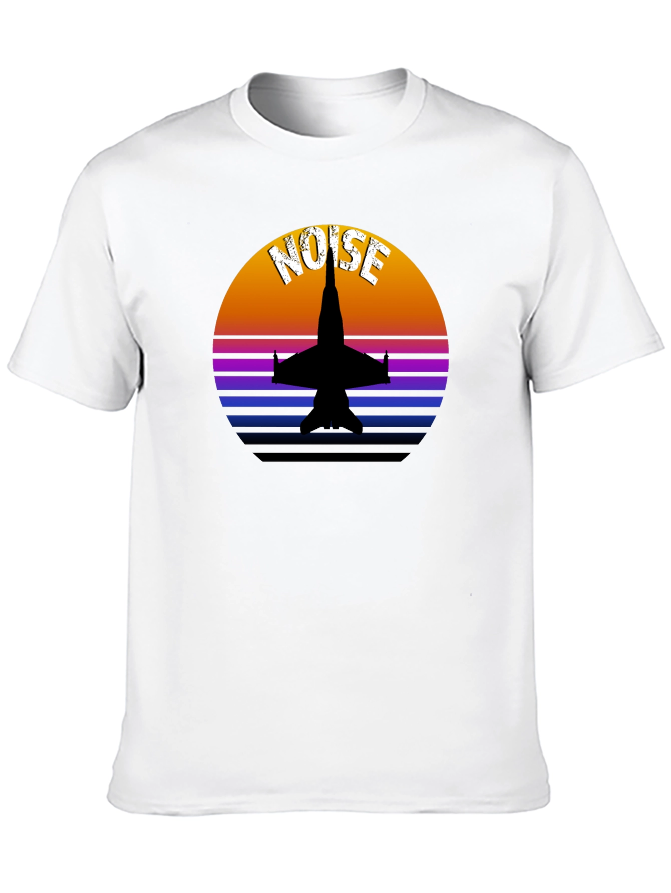 Retro Fighter Jet T-Shirt - Noise