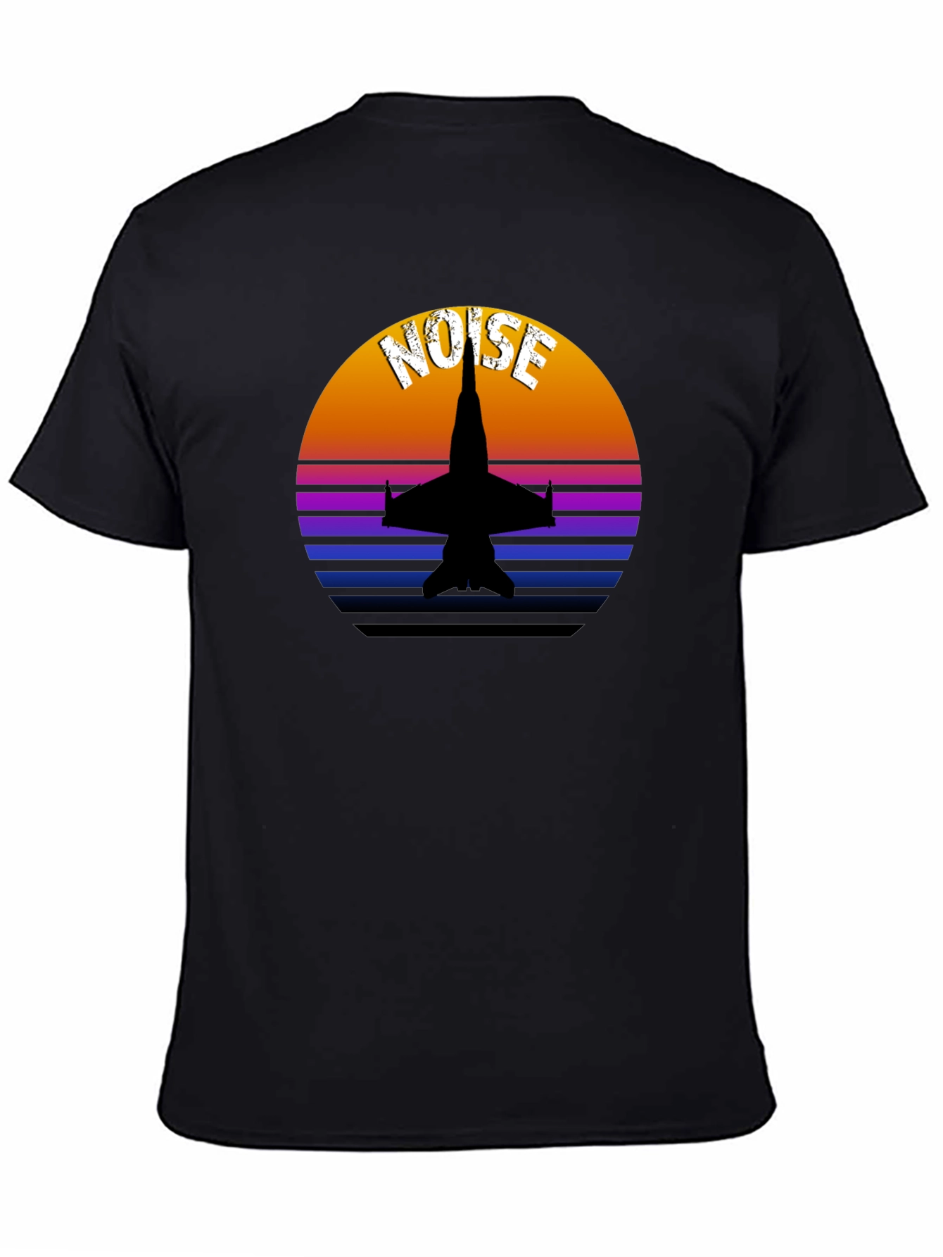 Retro Fighter Jet T-Shirt - Noise
