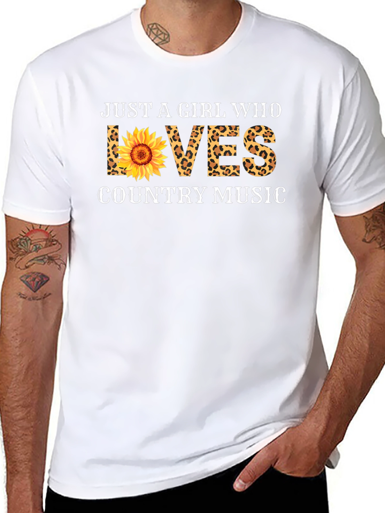Sunflower Country Music Lover T-Shirt