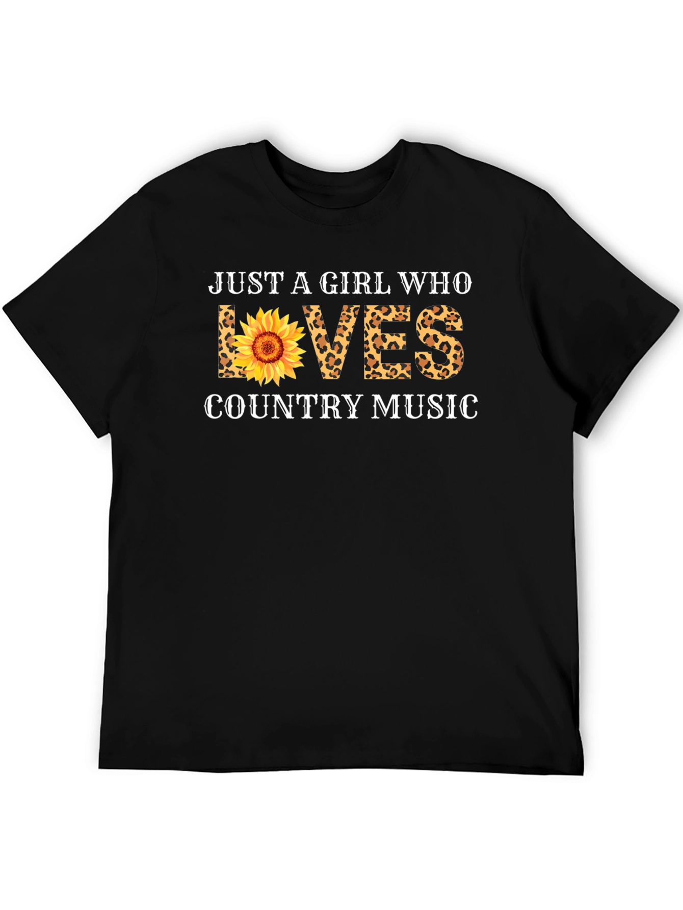 Sunflower Country Music Lover T-Shirt
