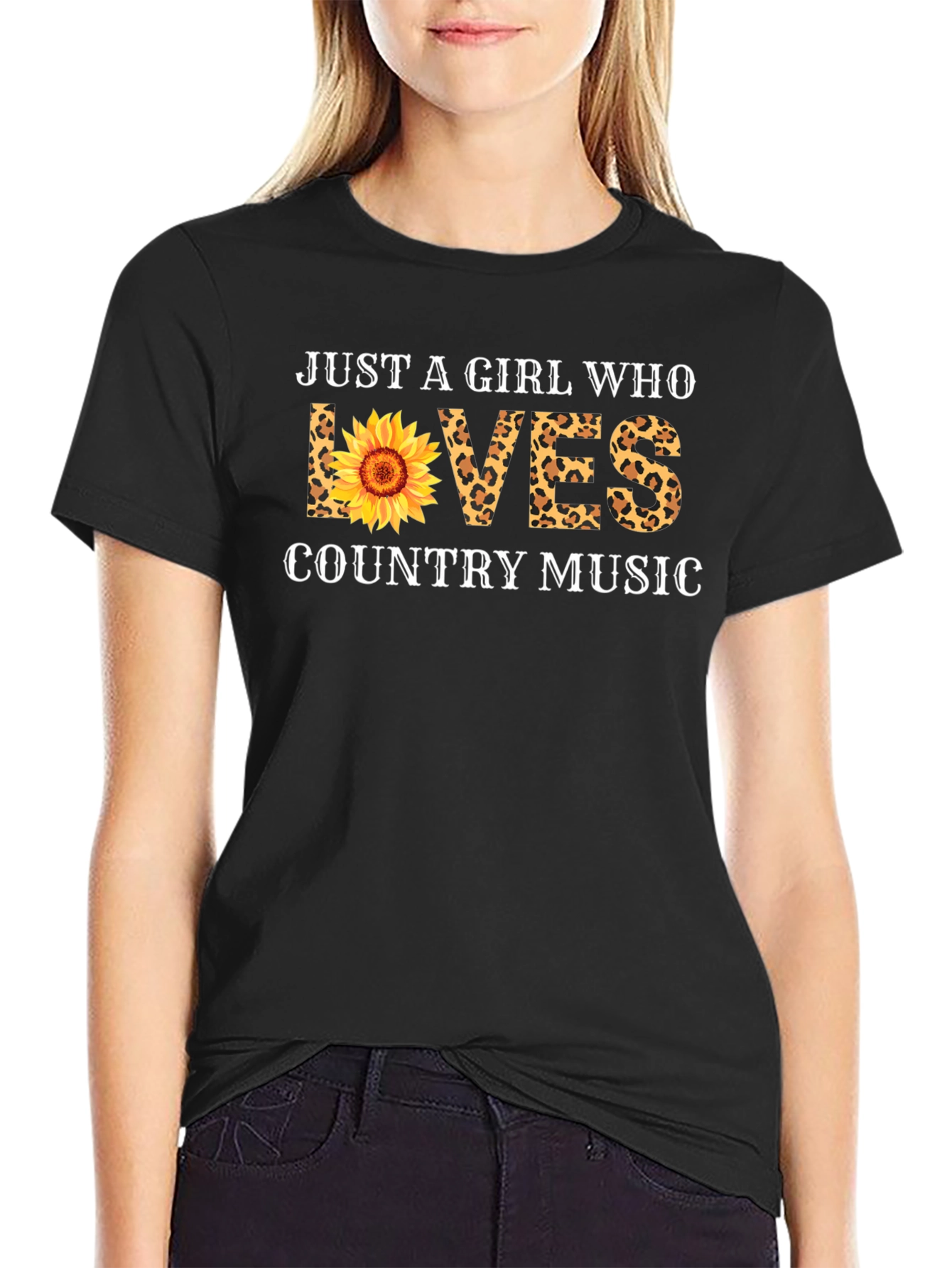 Sunflower Country Music Lover T-Shirt