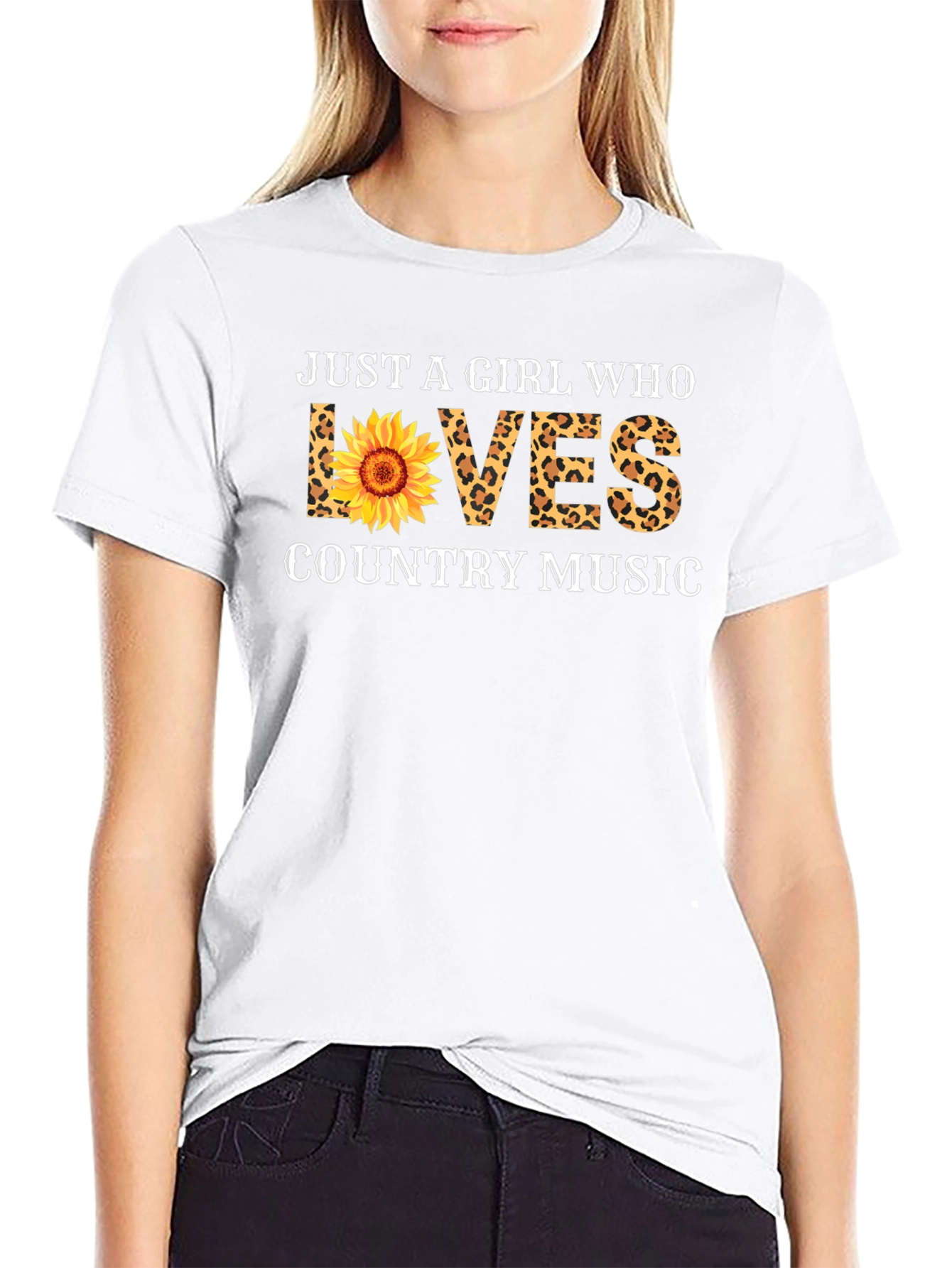 Sunflower Country Music Lover T-Shirt