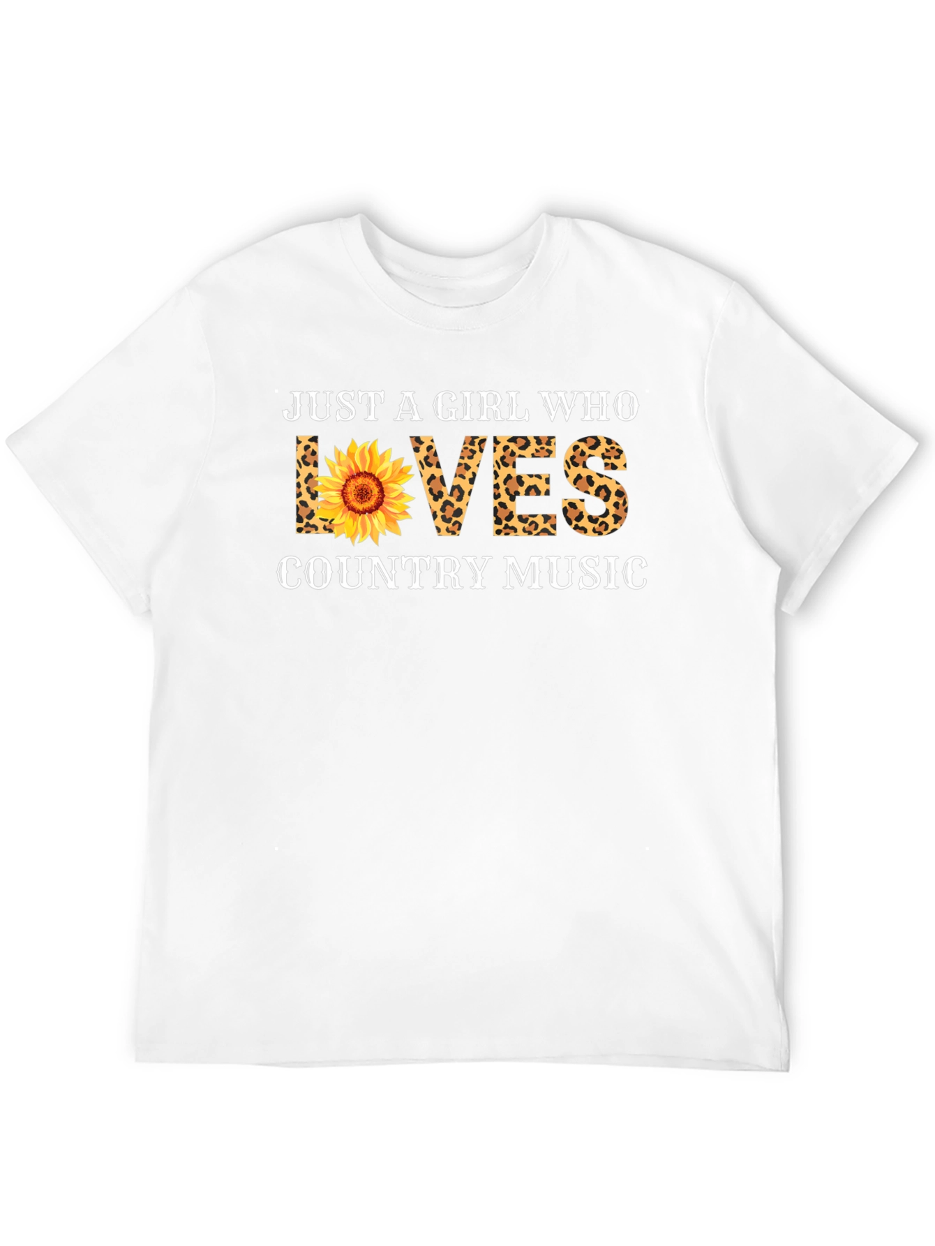 Sunflower Country Music Lover T-Shirt
