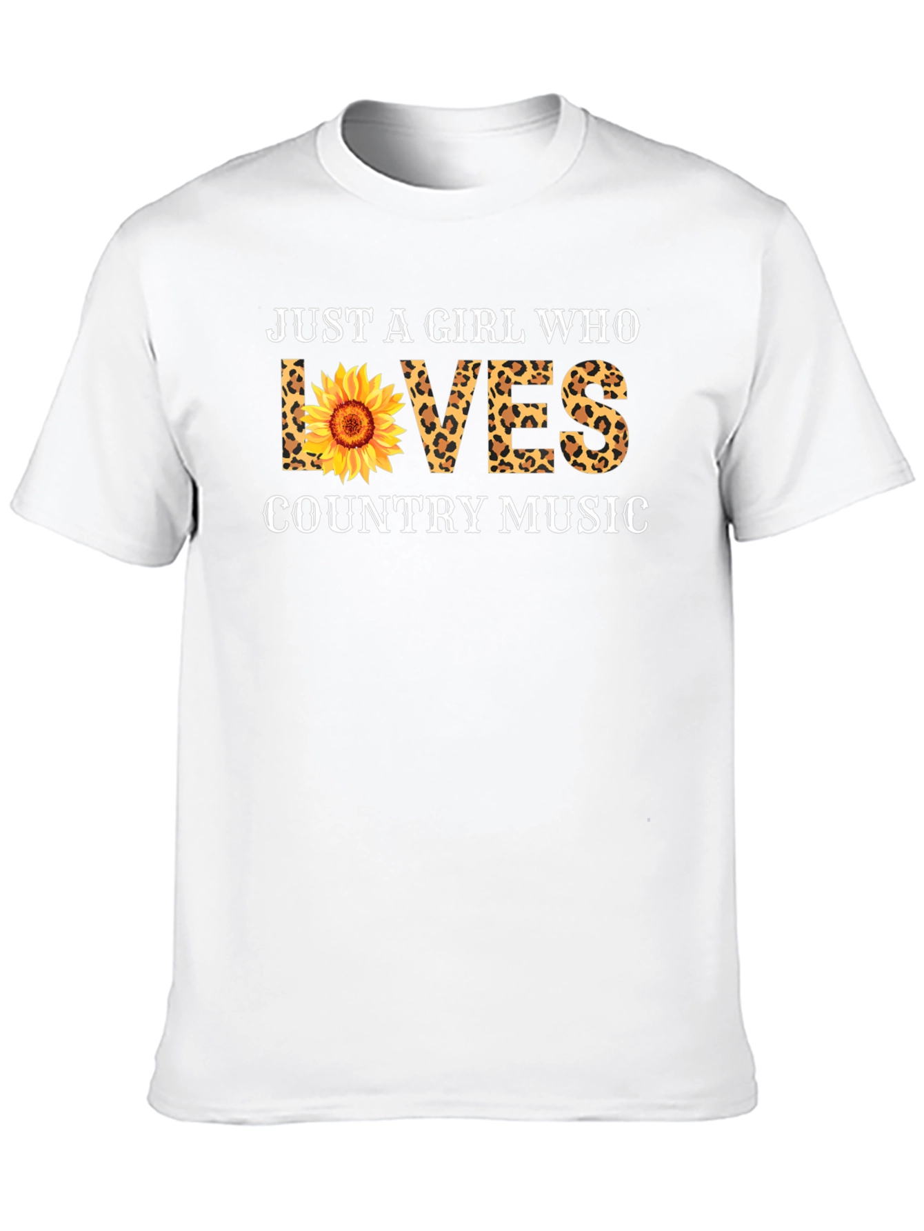 Sunflower Country Music Lover T-Shirt