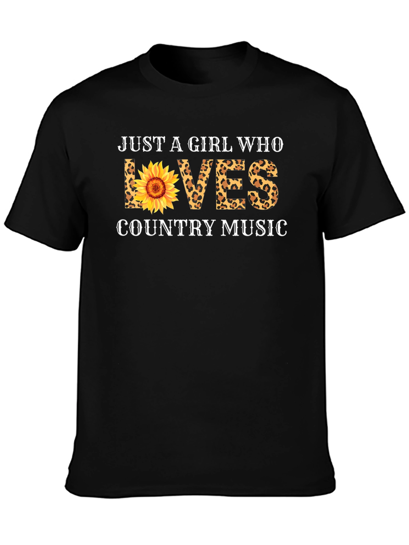 Sunflower Country Music Lover T-Shirt