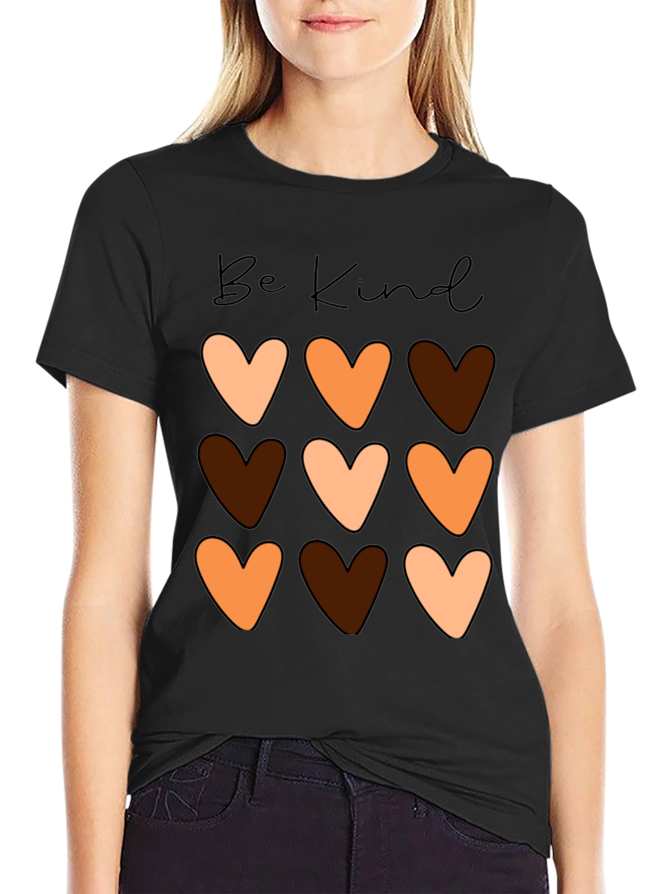 Be Kind Heart T-Shirt - Diversity Love Tee