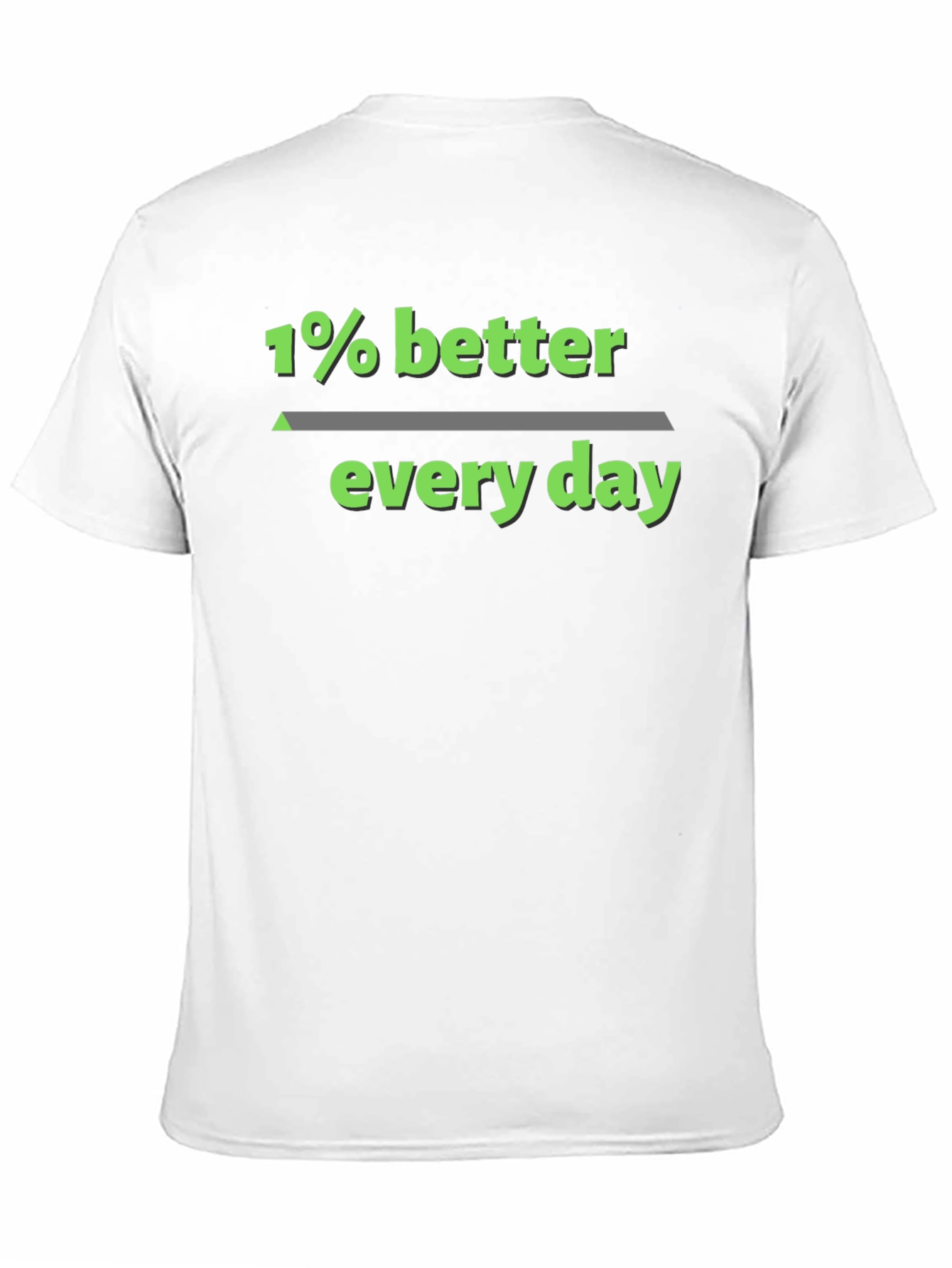 1% Better Every Day Graphic Tee - Black