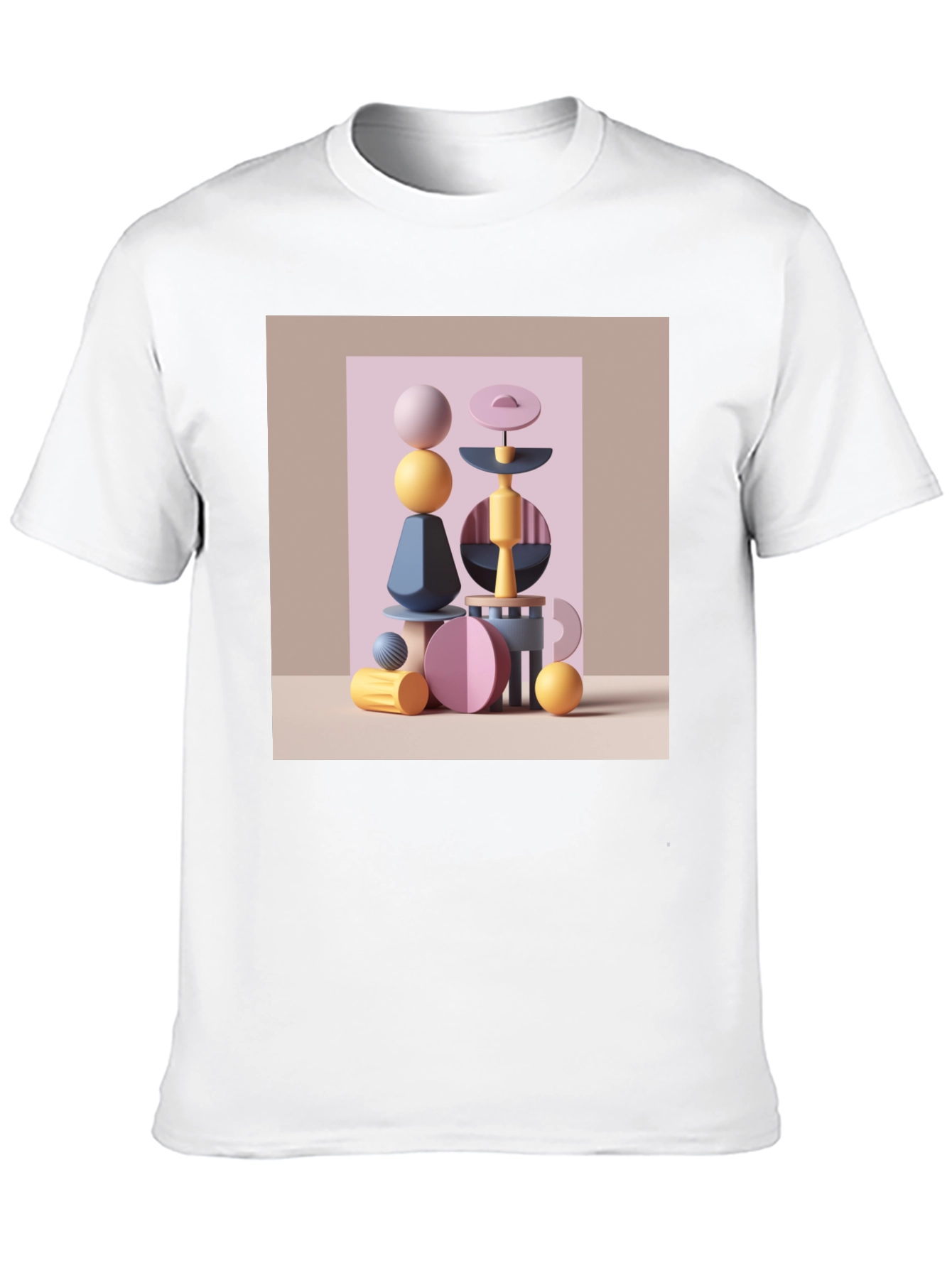 Abstract Shapes Graphic Tee - Modern Art Shirt