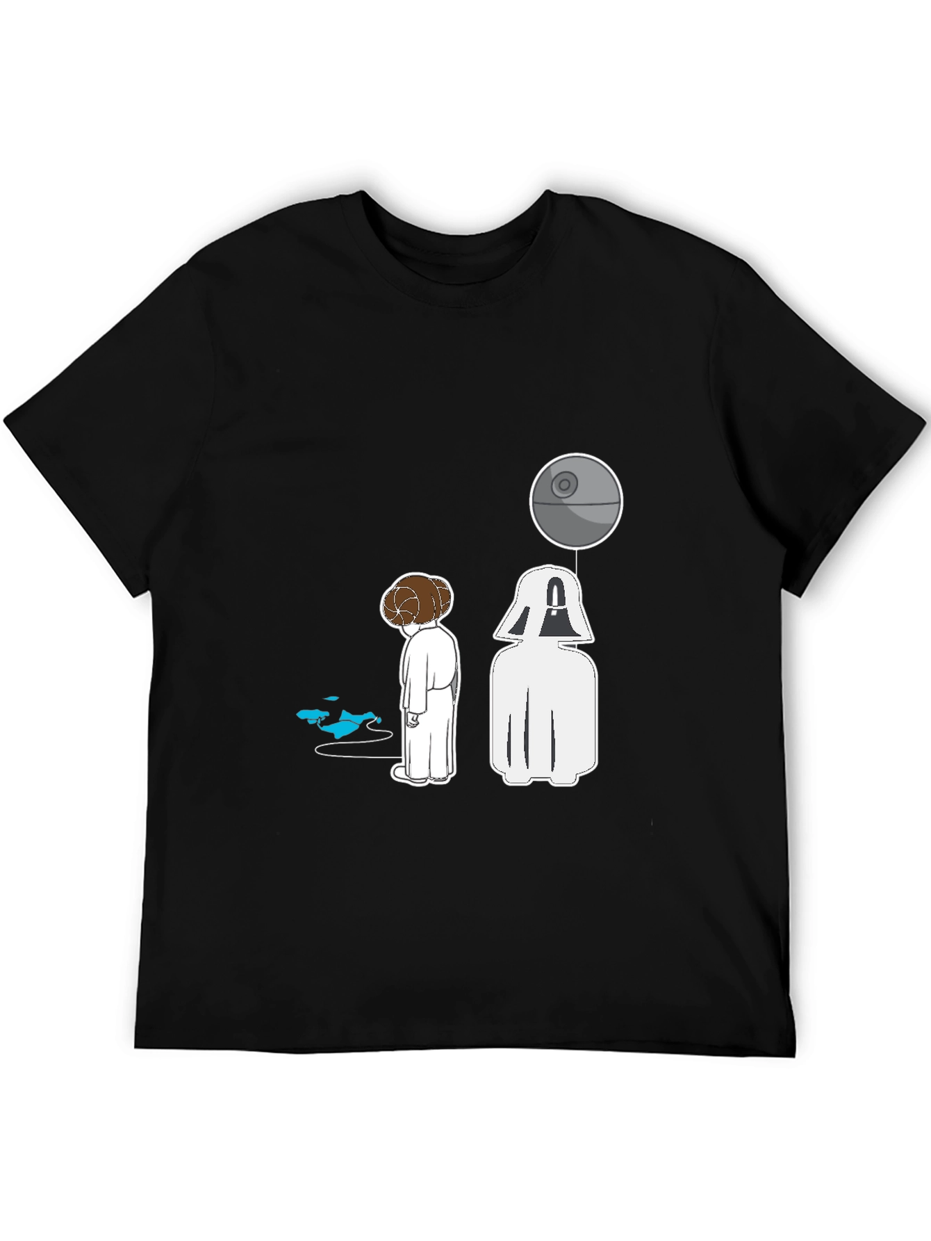 Star Wars T-Shirt - Princess Leia and Darth Vader