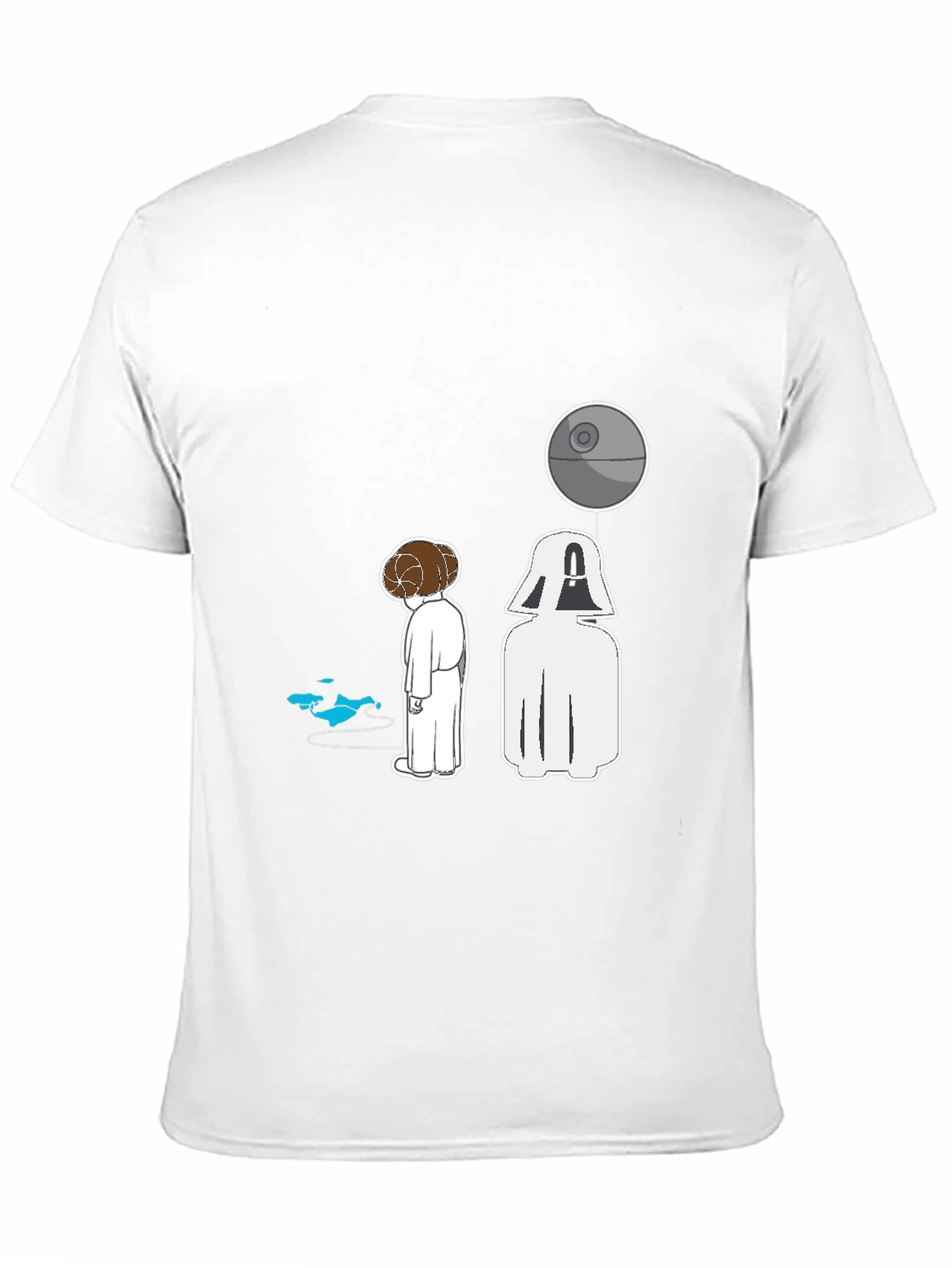 Star Wars T-Shirt - Princess Leia and Darth Vader