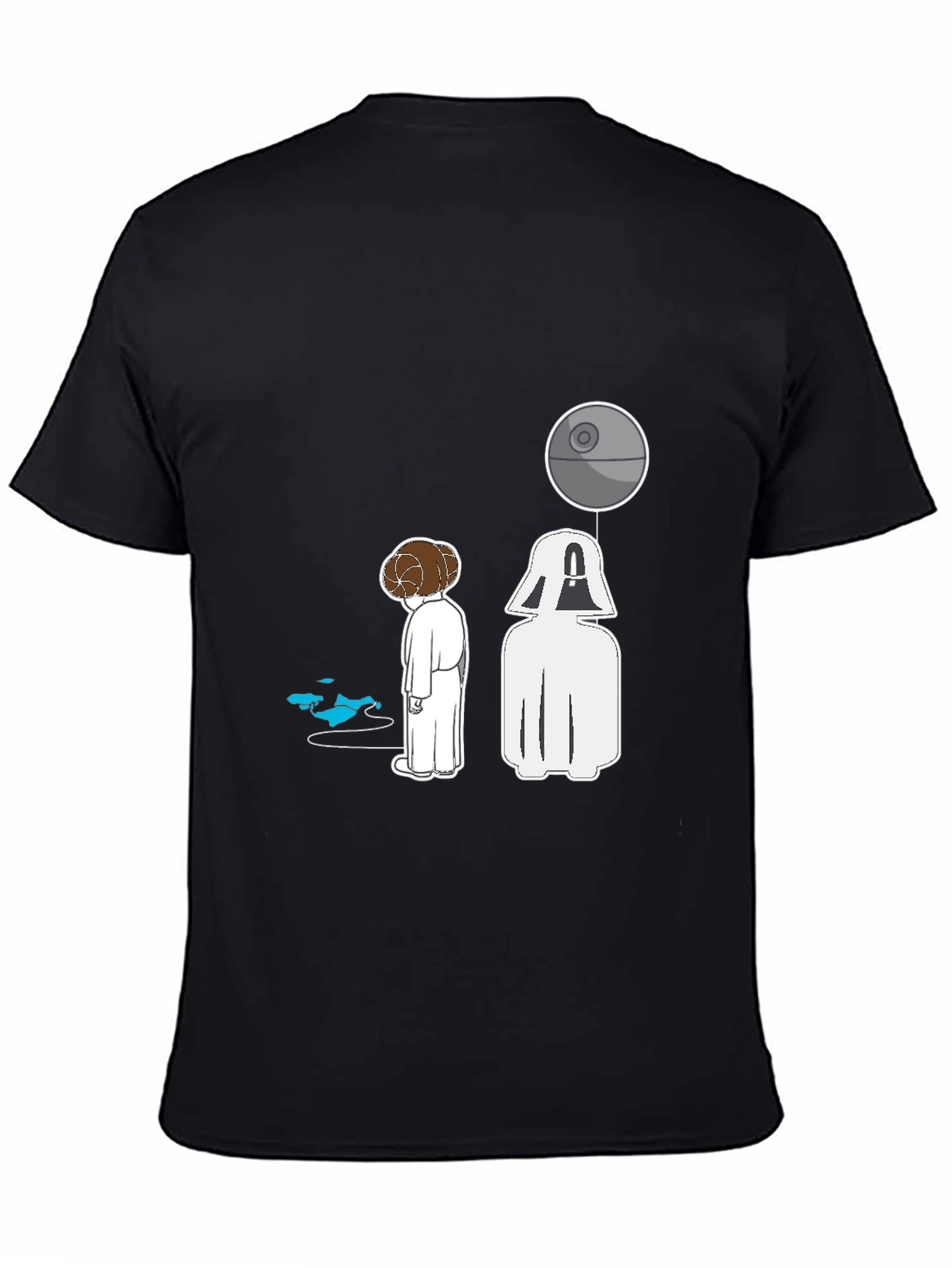 Star Wars T-Shirt - Princess Leia and Darth Vader