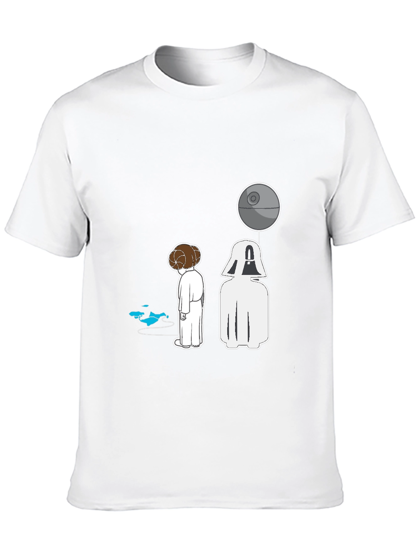 Star Wars T-Shirt - Princess Leia and Darth Vader