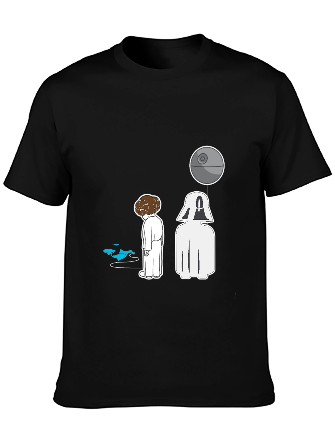 Star Wars T-Shirt - Princess Leia and Darth Vader